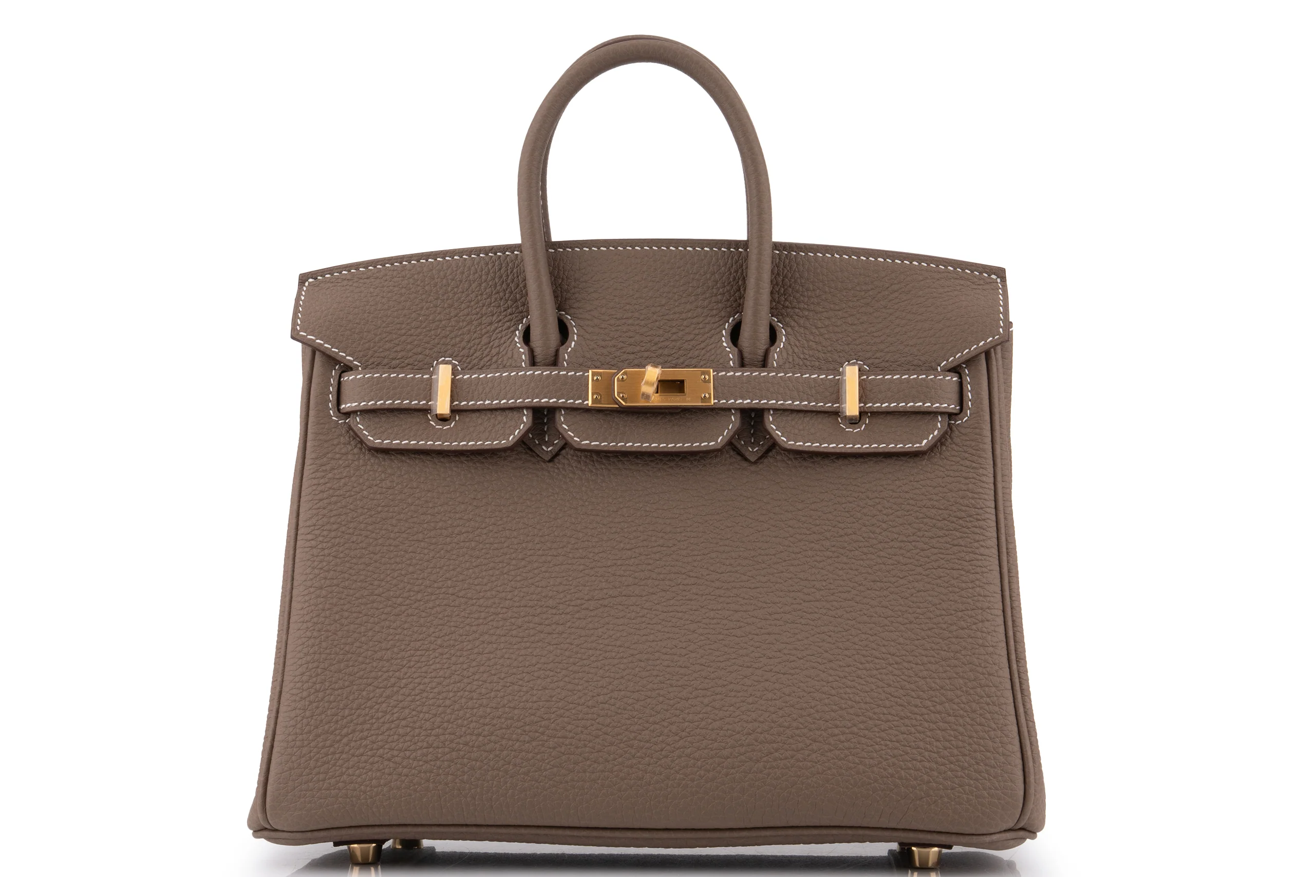 Hermès Birkin 25		Togo	Etoupe 	BGHW