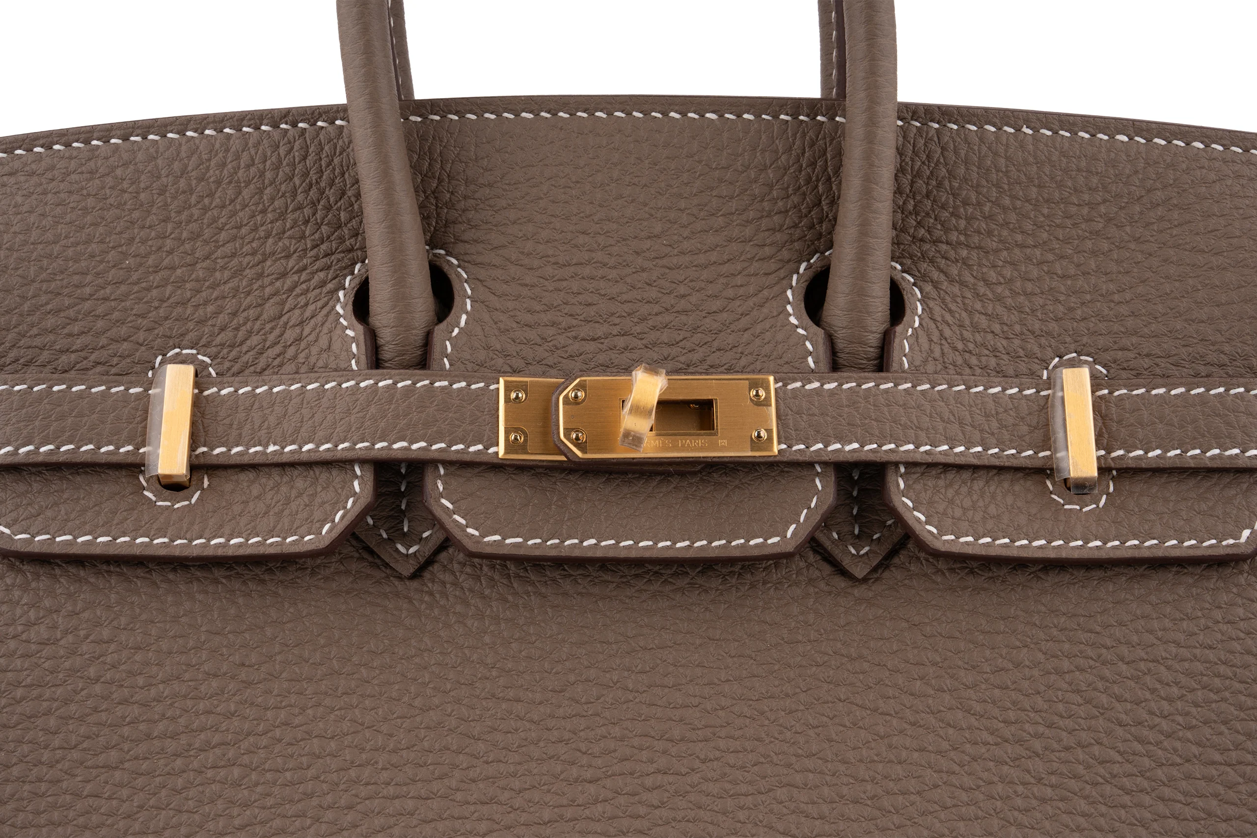 Hermès Birkin 25		Togo	Etoupe 	BGHW - Image 7