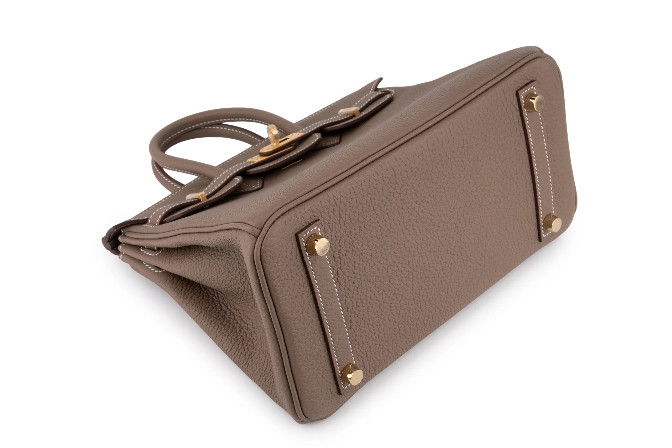 Hermès Birkin 25		Togo	Etoupe 	BGHW - Image 9