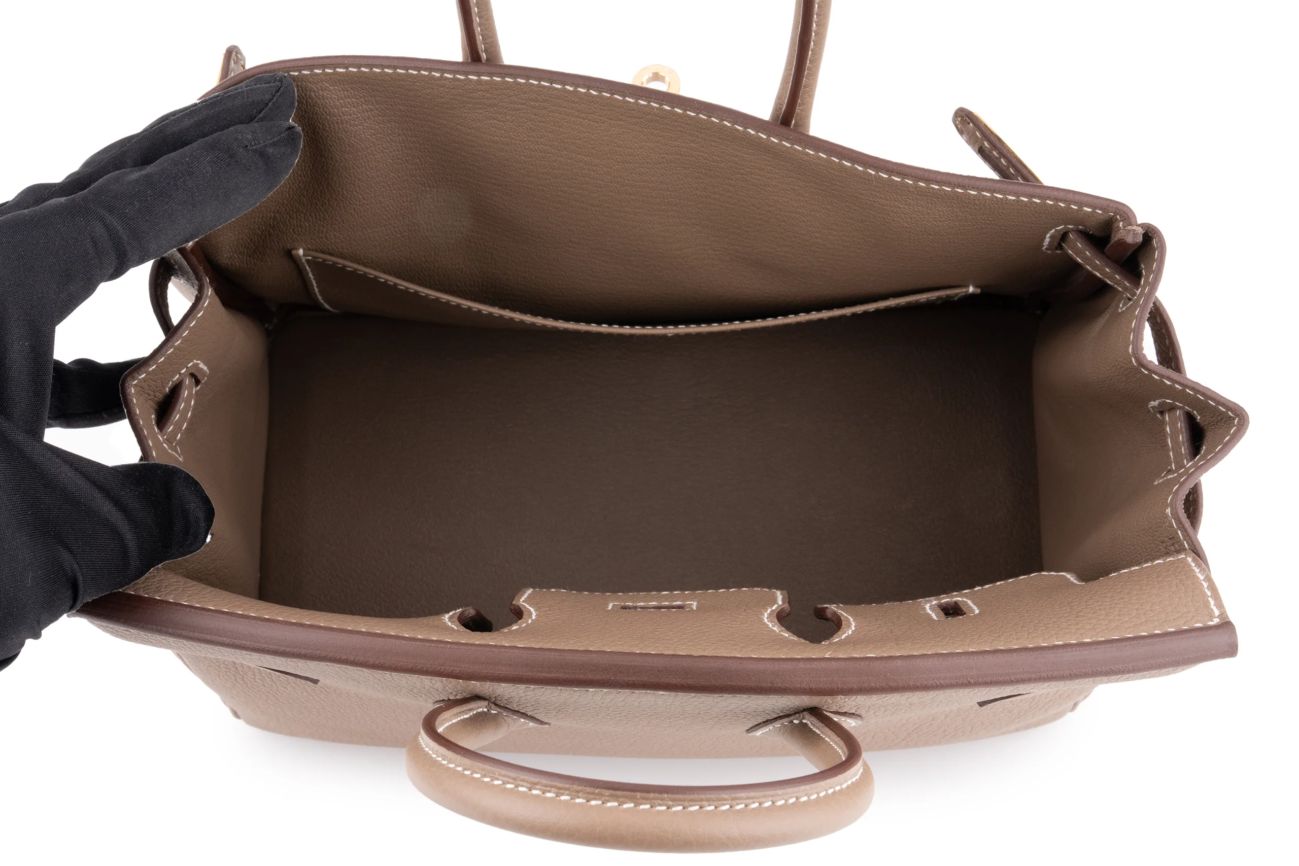 Hermès Birkin 25	Togo	Etoupe	GHW - Image 11