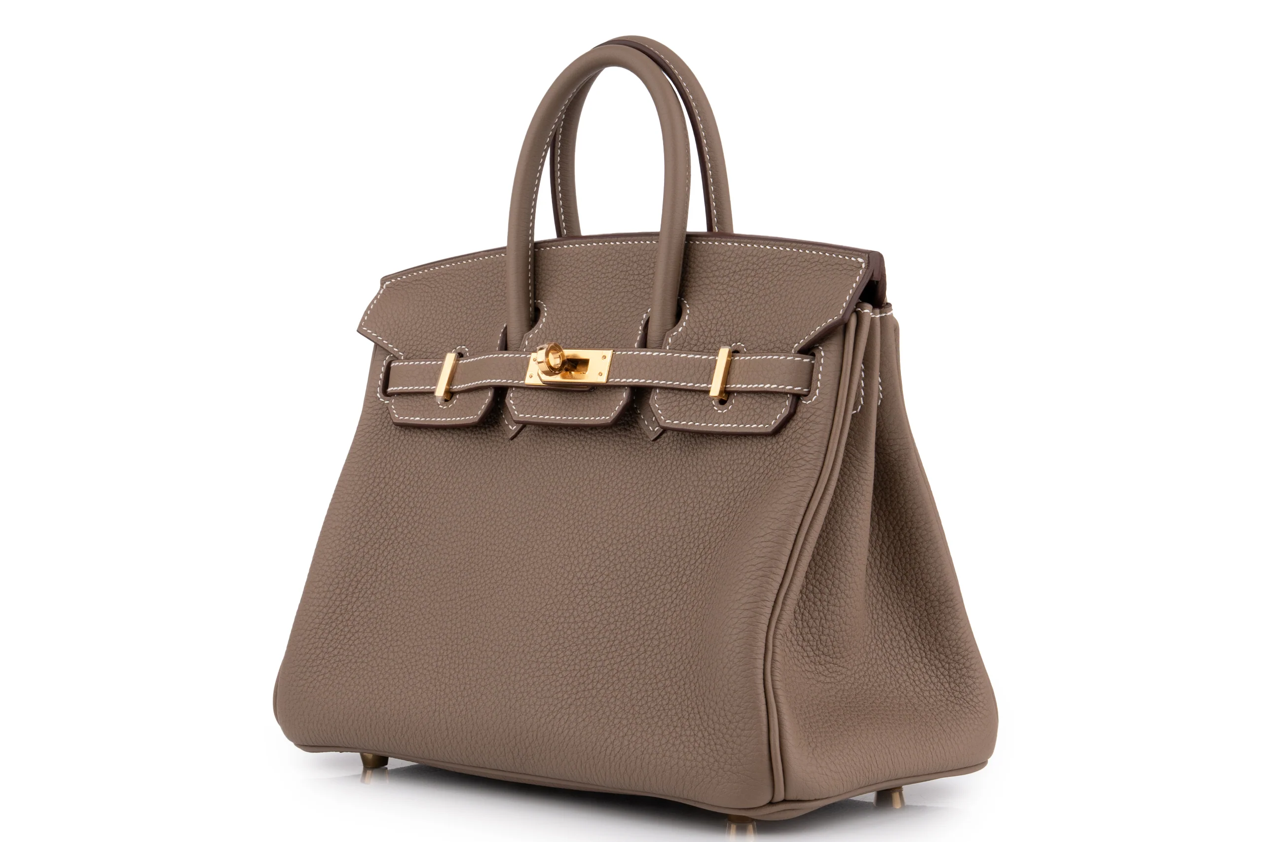 Hermès Birkin 25	Togo 	Etoupe 	GHW - Image 2