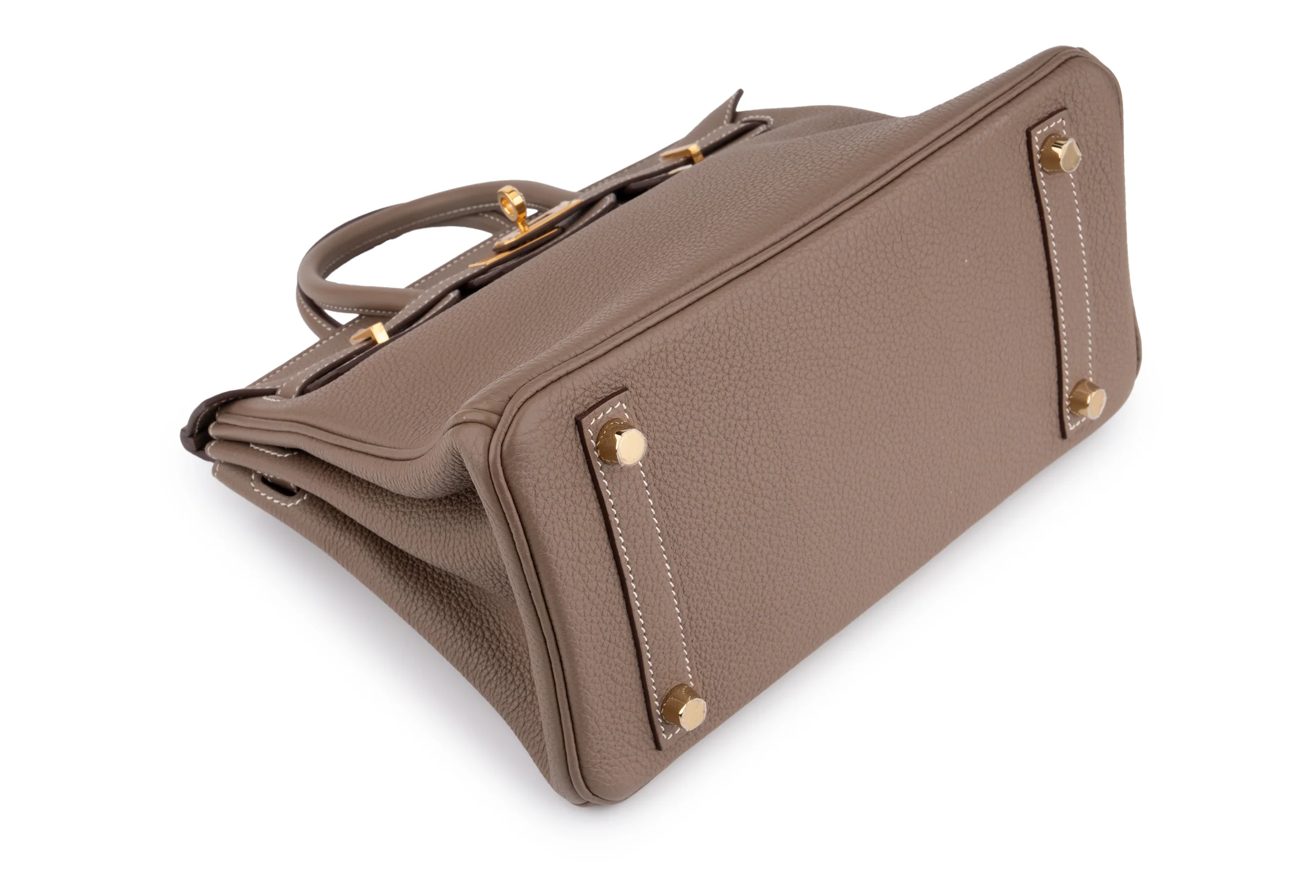 Hermès Birkin 25		Togo 	Etoupe 	GHW - Image 11