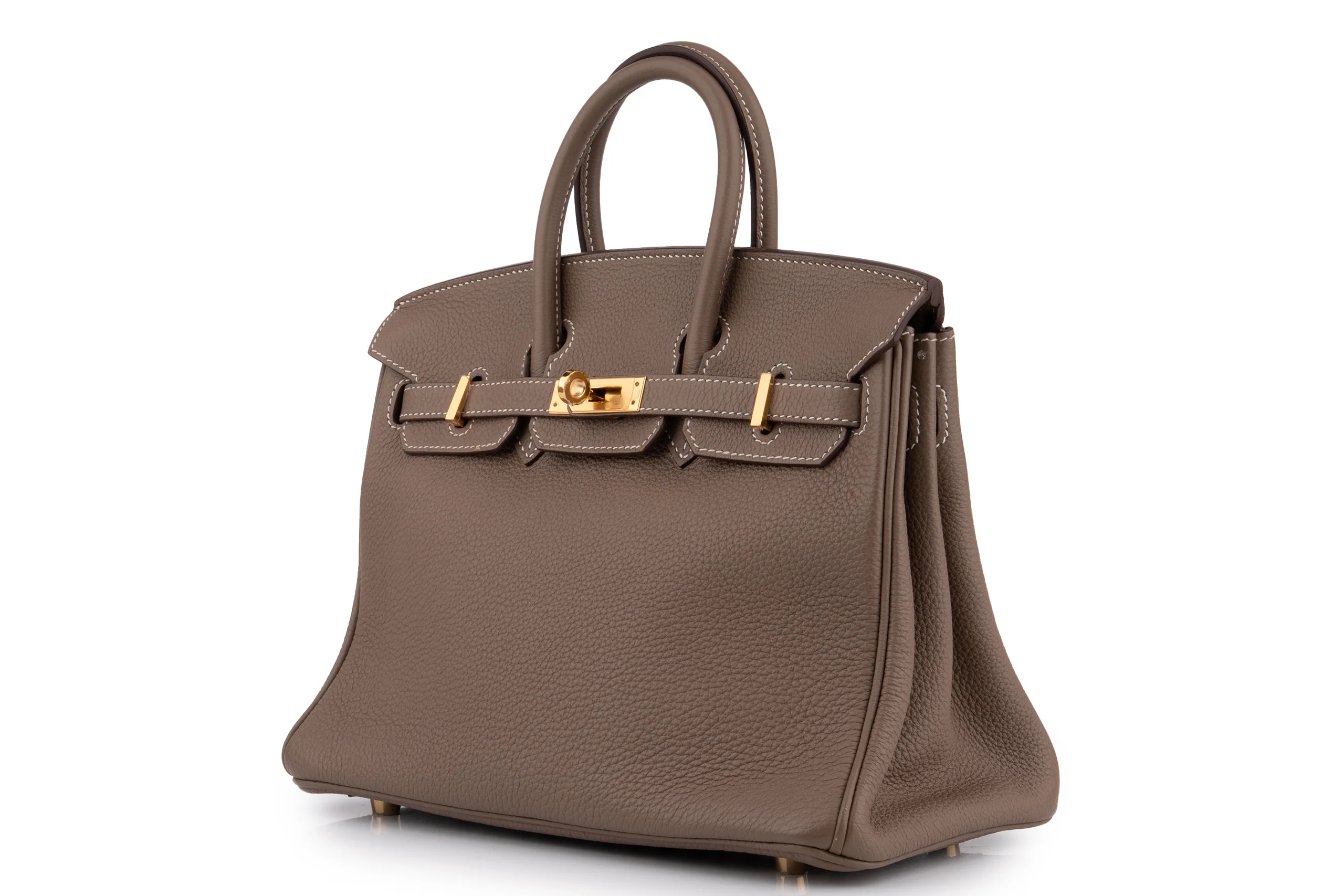 Hermès Birkin 25		Togo 	Etoupe 	GHW - Image 2