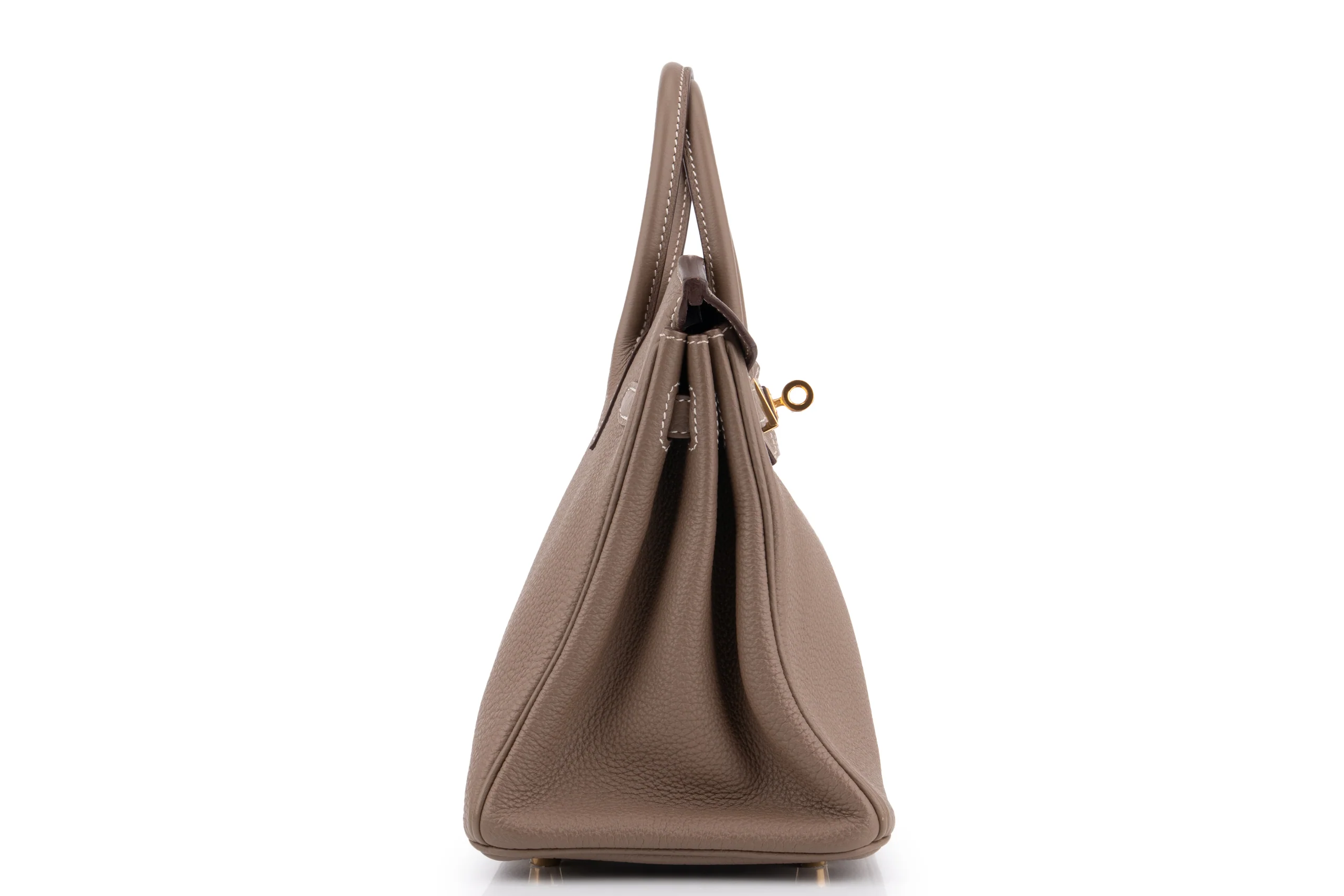 Hermès Birkin 25		Togo 	Etoupe 	GHW - Image 5