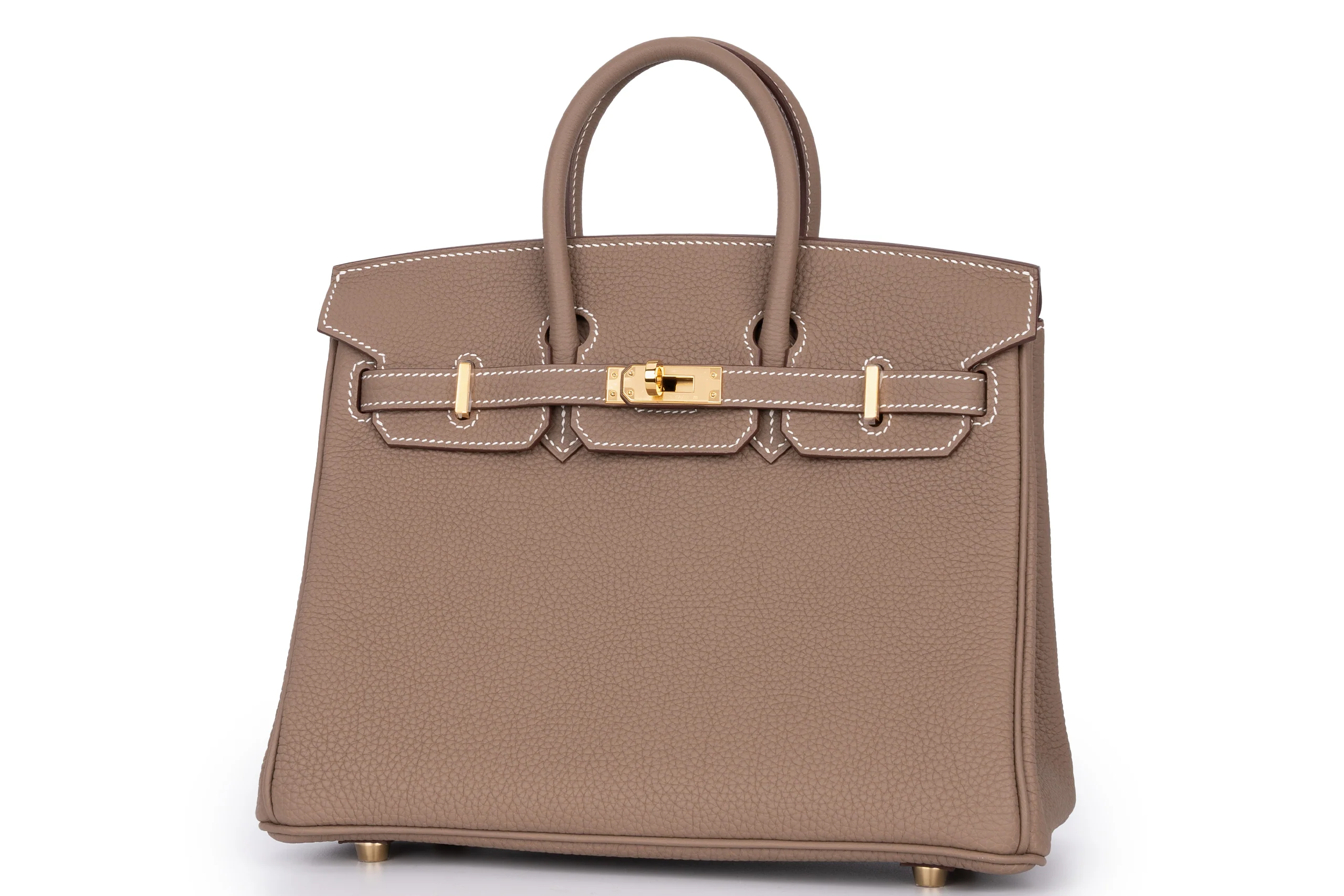Hermès Birkin 25 		Togo	Etoupe	GHW - Image 2