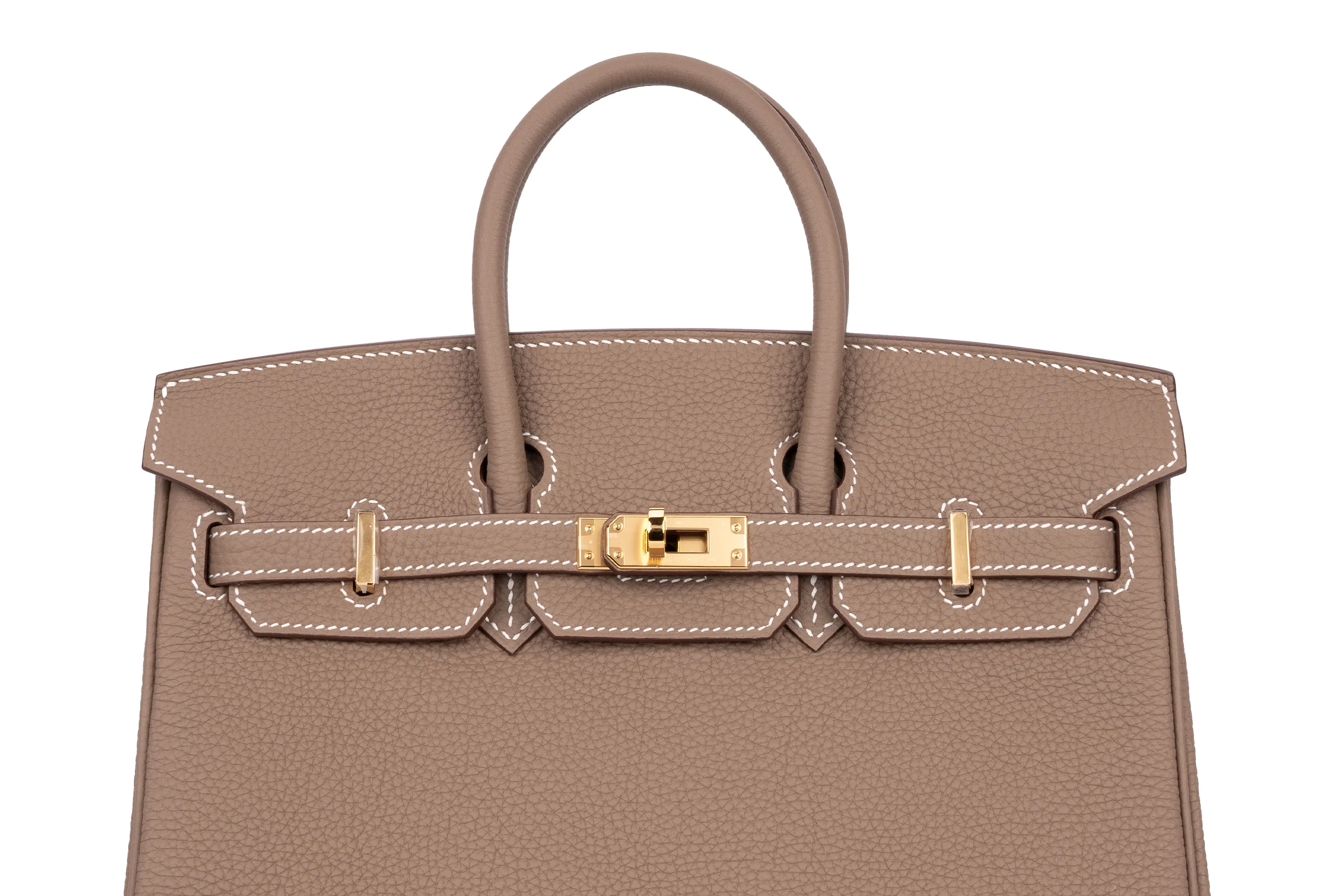 Hermès Birkin 25 		Togo	Etoupe	GHW - Image 7