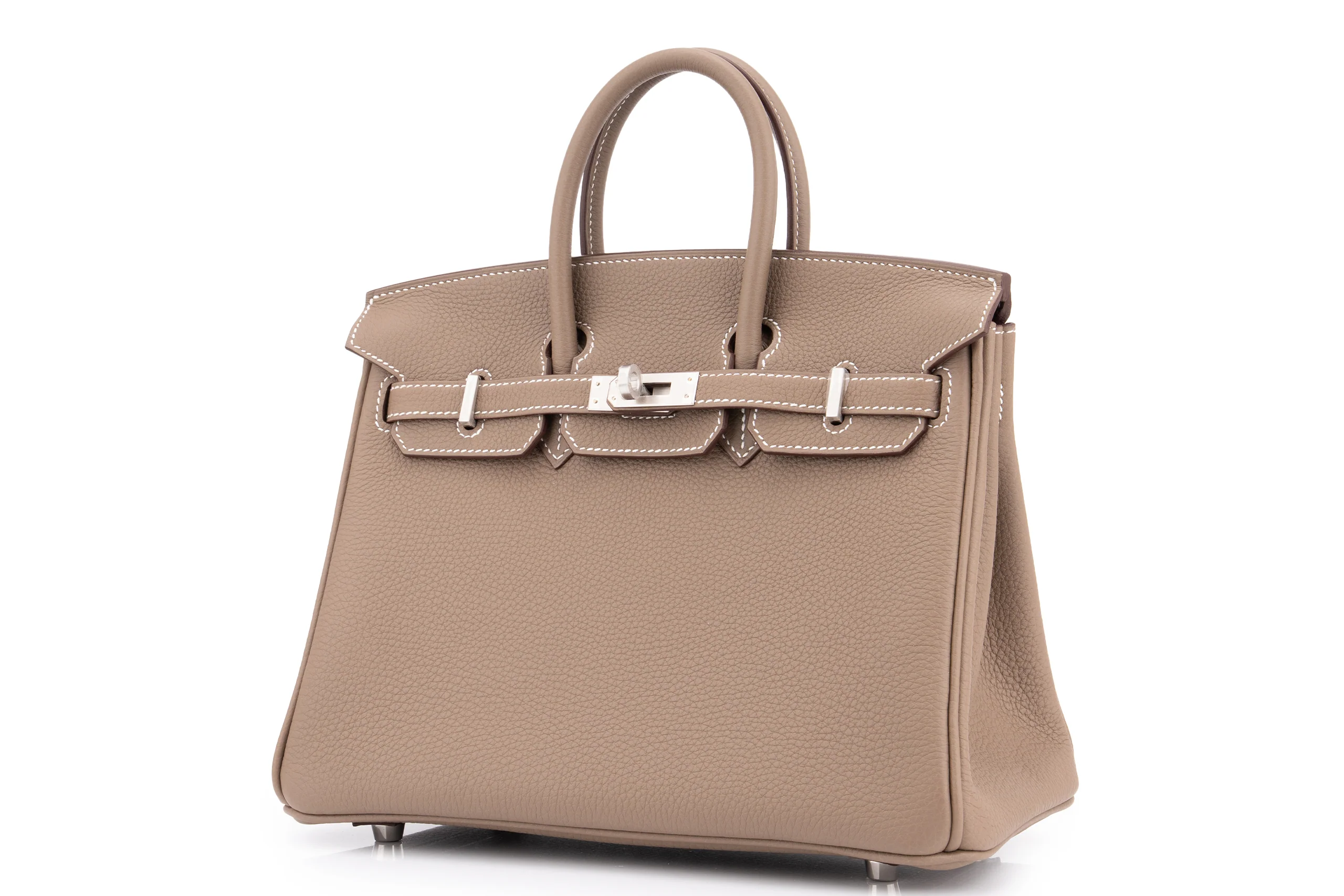 Hermès Birkin 25		Togo	Etoupe	PHW - Image 2