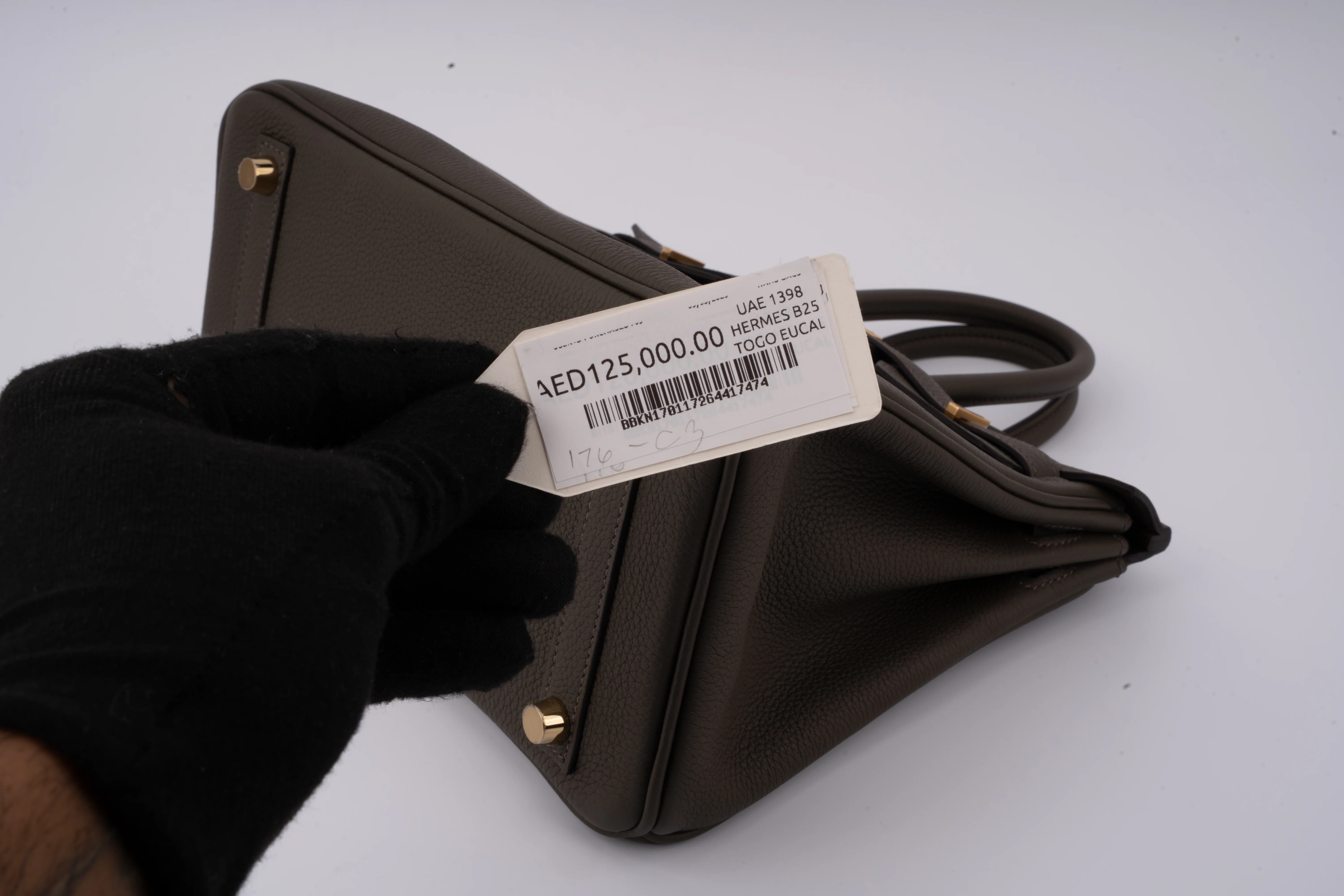Hermès Birkin 25			Togo	Eucalyptus	GHW - Image 12