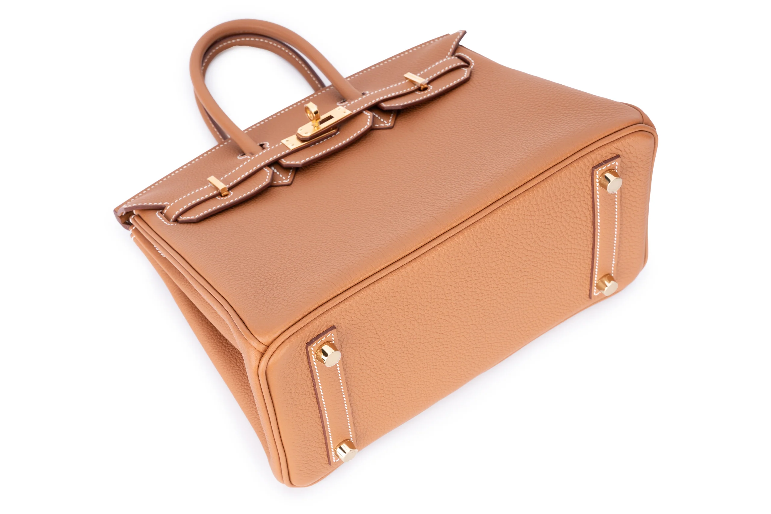 Hermès Birkin 25 Togo Gold GHW - Image 9