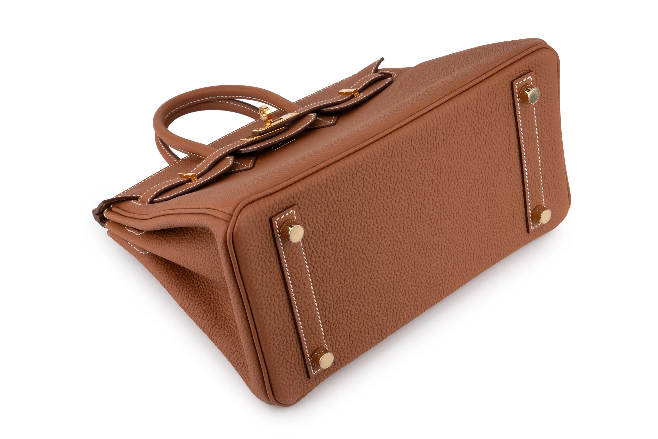 Hermès Birkin 25	Togo 	Gold 	GHW - Image 11