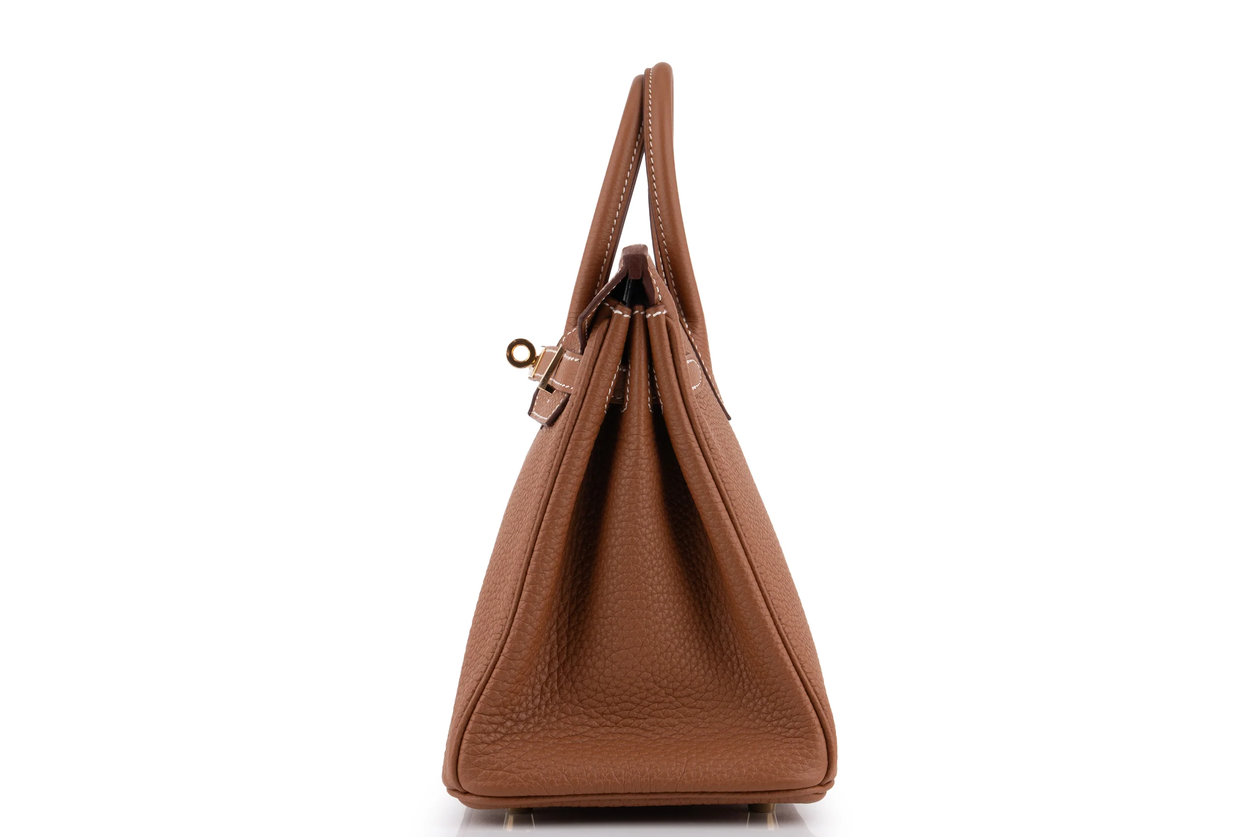 Hermès  Birkin 25 Togo	Gold	GHW - Image 3