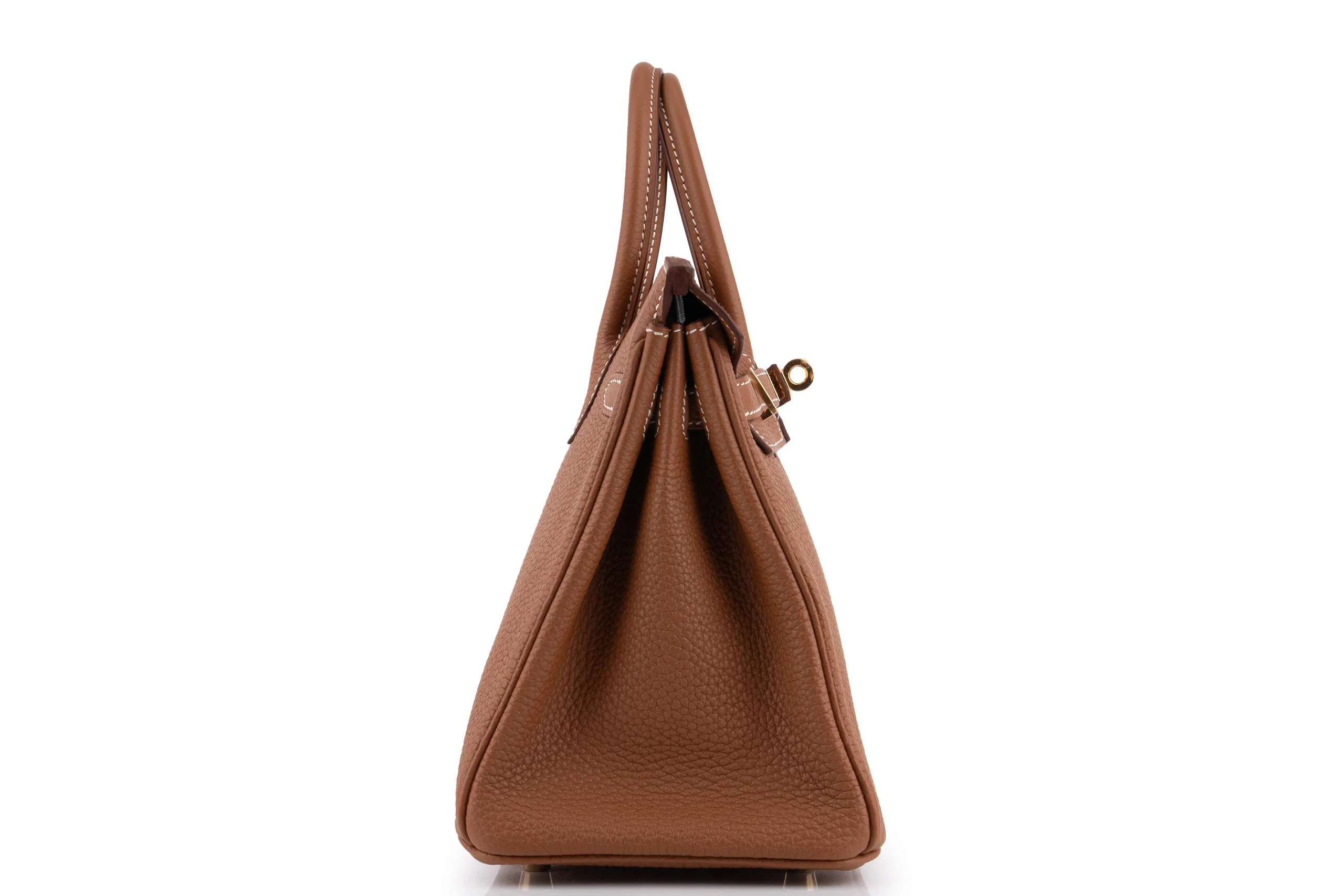 Hermès  Birkin 25 Togo	Gold	GHW - Image 5