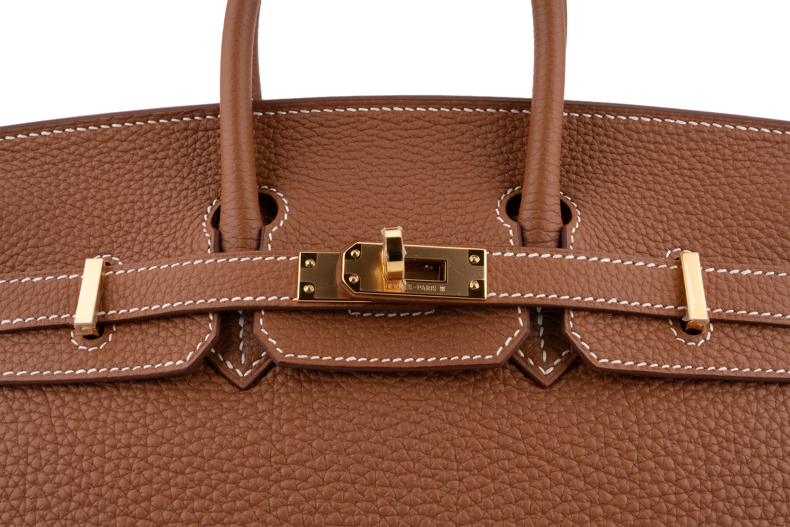 Hermès  Birkin 25 Togo	Gold	GHW - Image 7