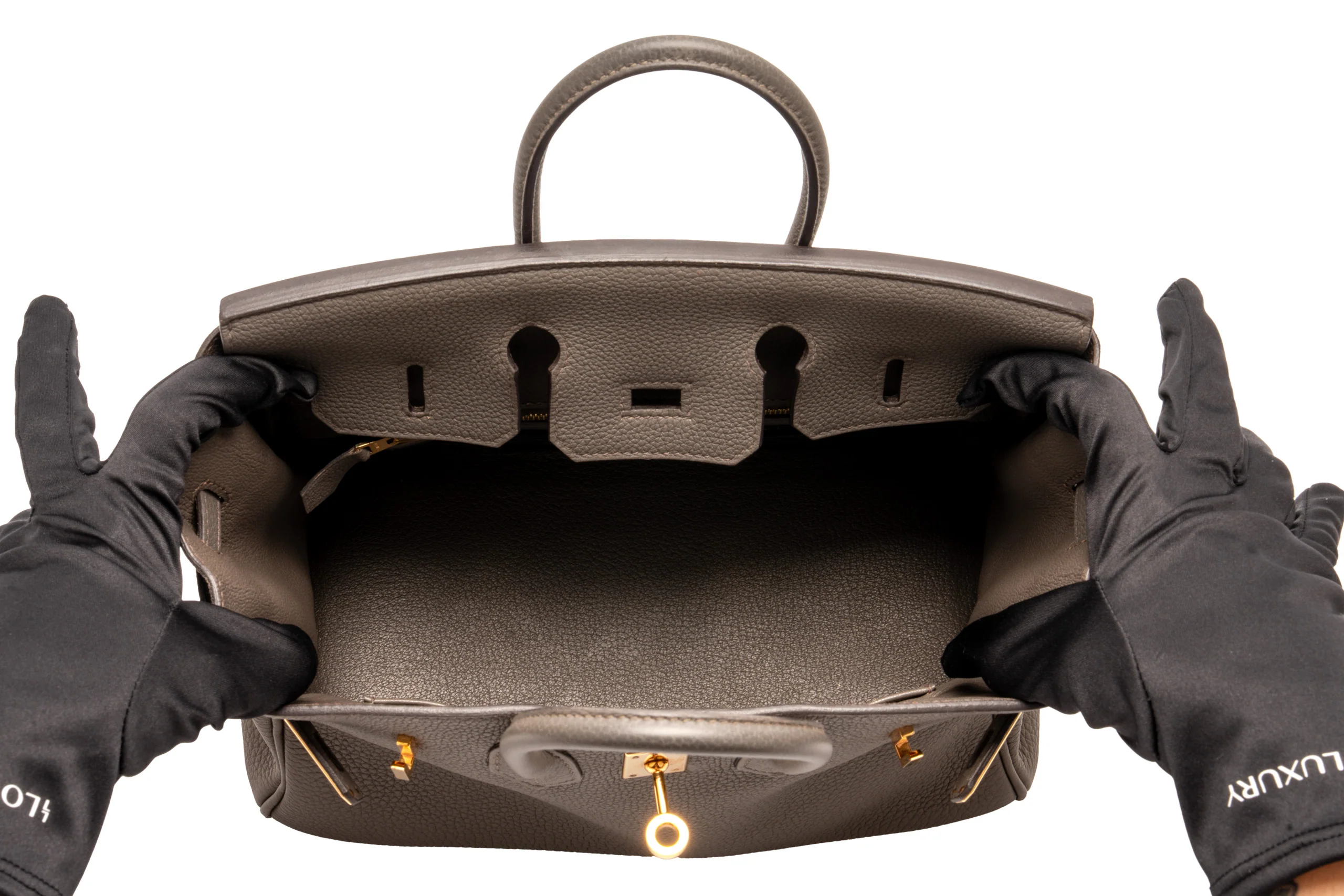 Hermès Birkin 25	Togo	Gris Etain	RGHW - Image 8