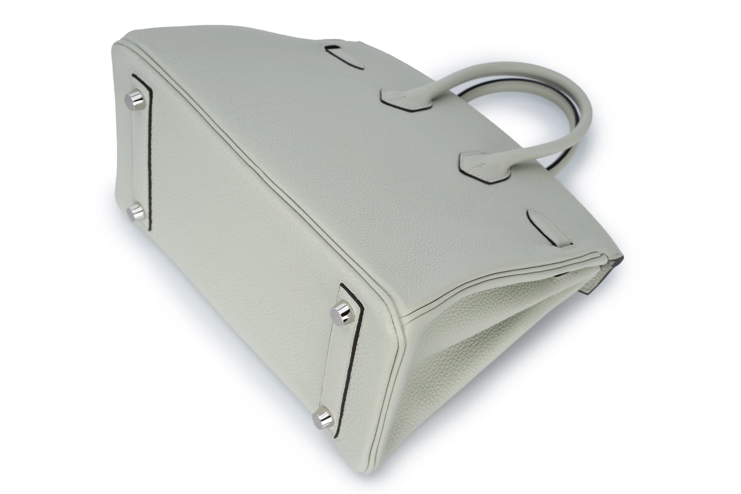 Hermès Birkin 25 Togo Gris Neve PHW - Image 10