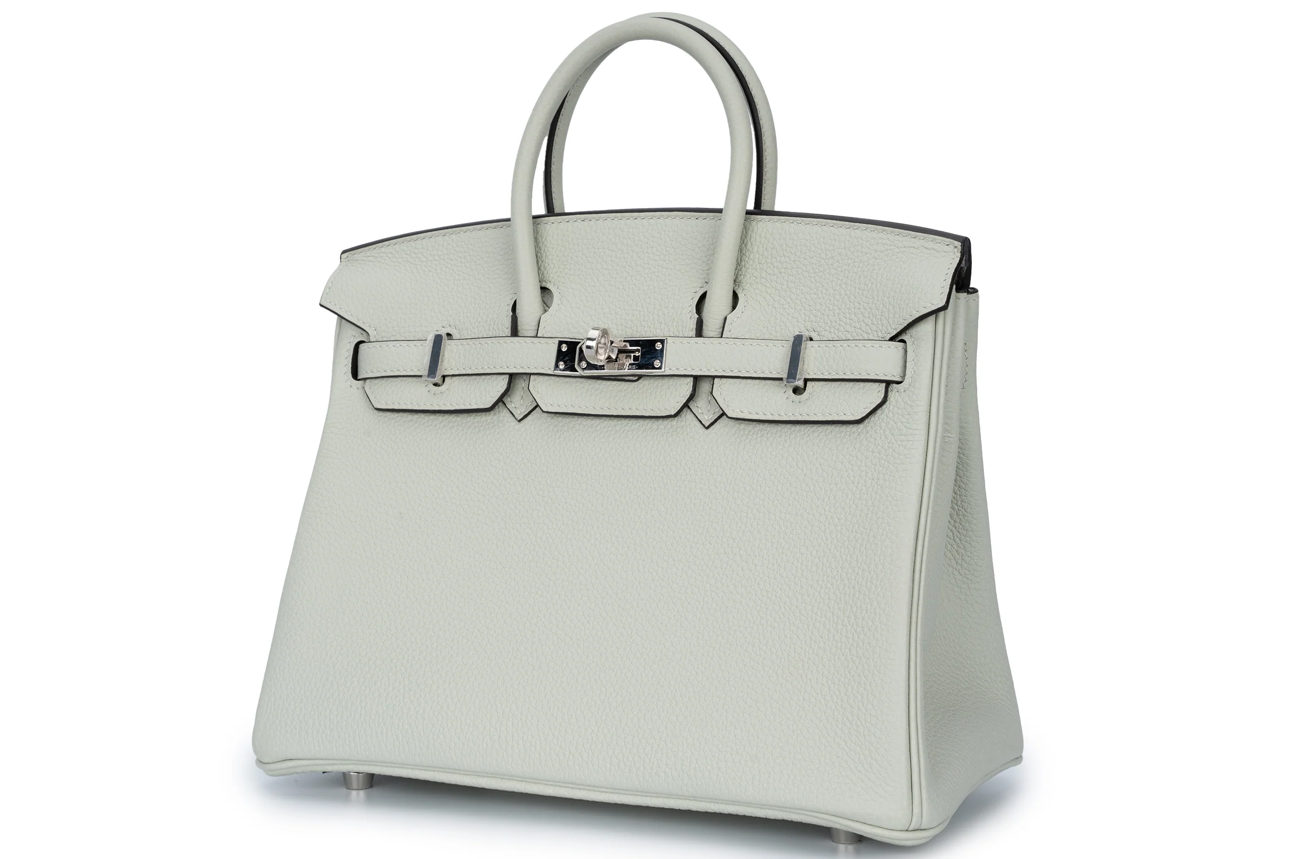 Hermès Birkin 25 Togo Gris Neve PHW - Image 2