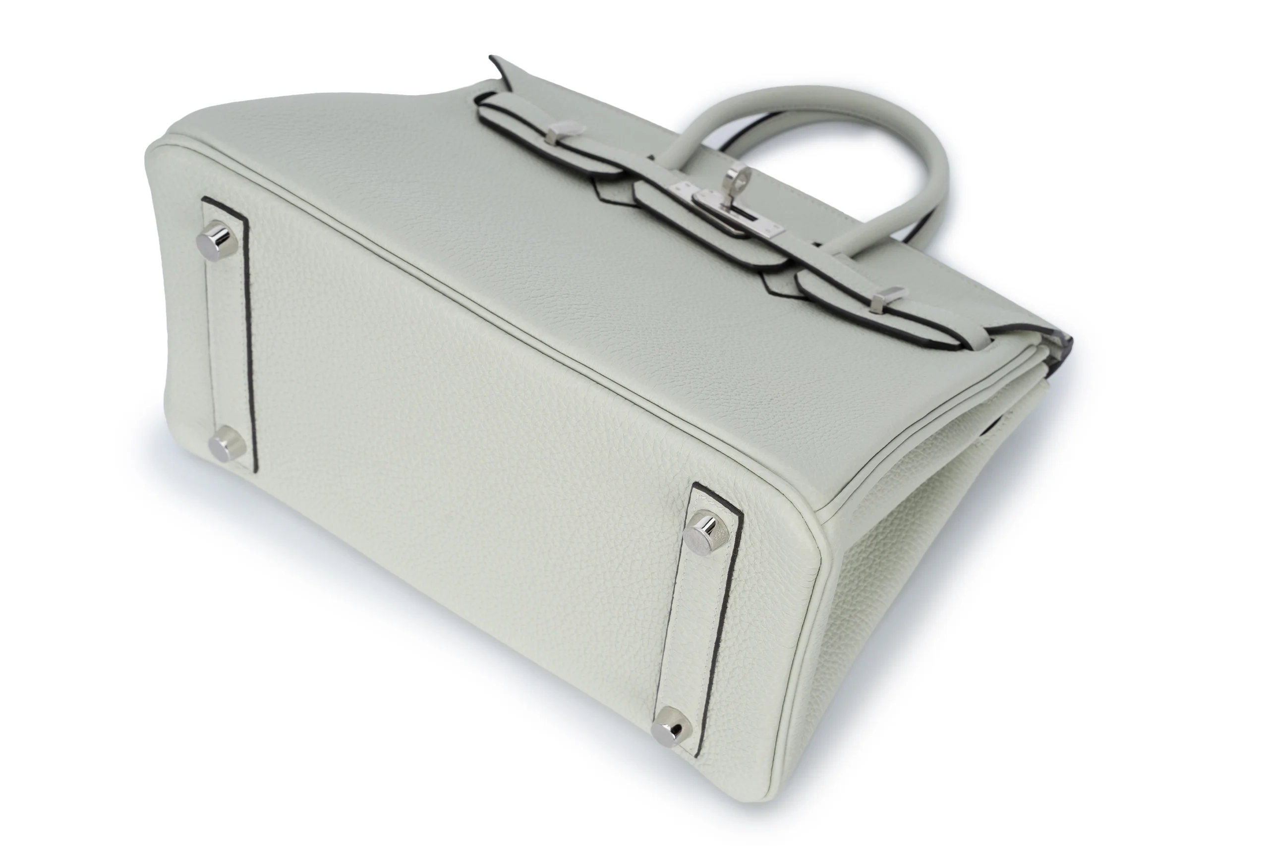 Hermès Birkin 25 Togo Gris Neve PHW - Image 8
