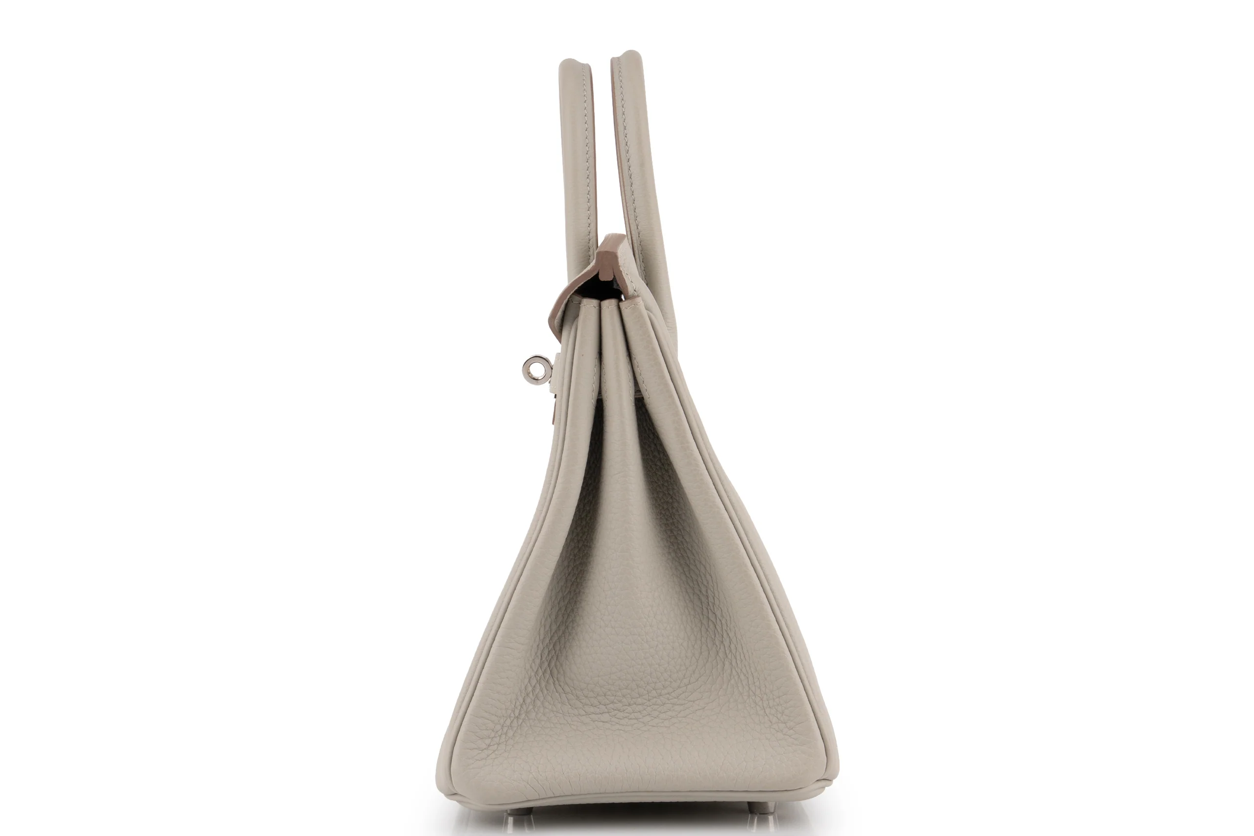 Hermès Birkin 25 		Togo 	Gris Perle 	PHW - Image 3