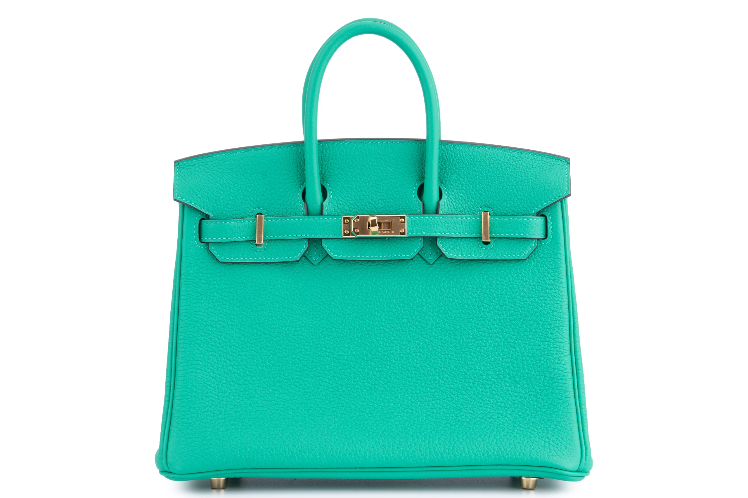 Hermès Birkin 25 Togo Menthe	GHW