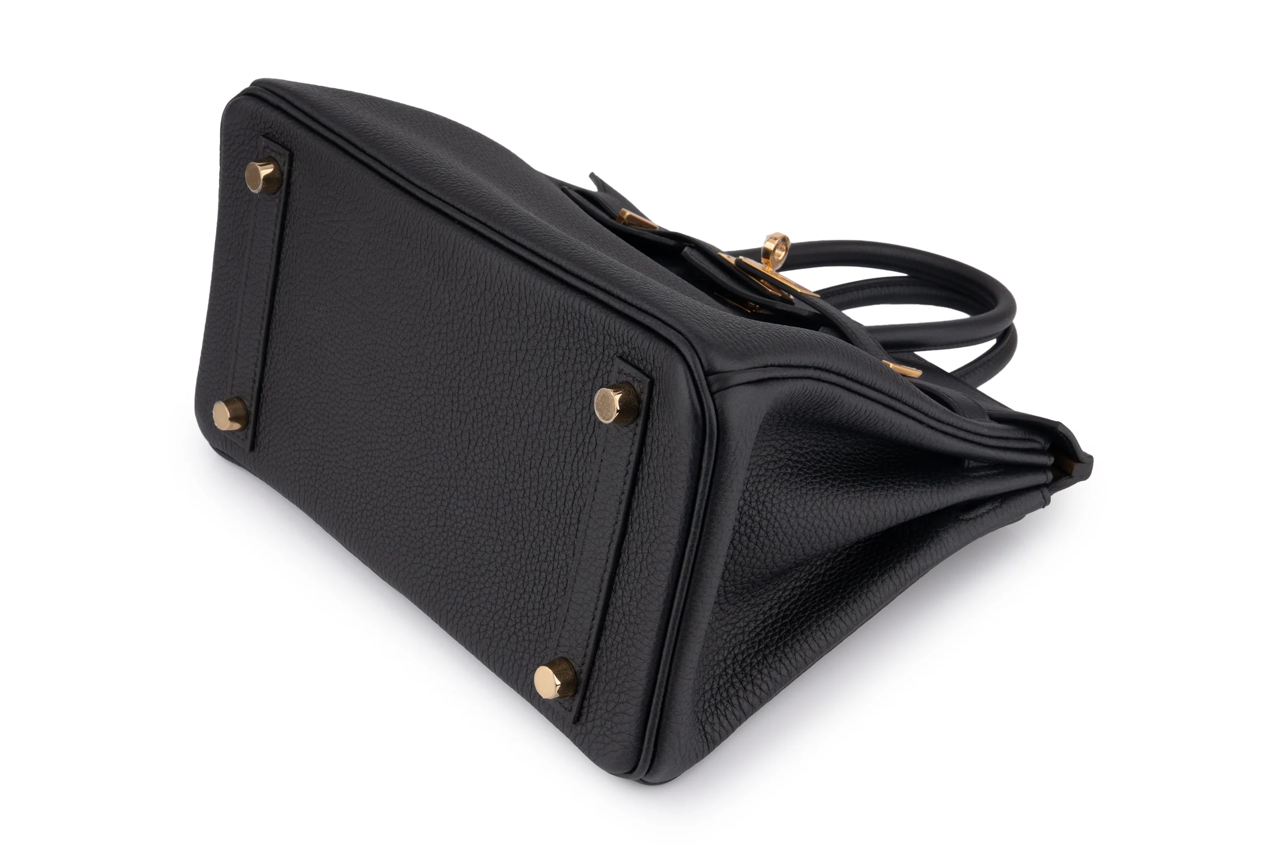 Hermès Birkin 25		Togo	Noir / Chai 	GHW - Image 8