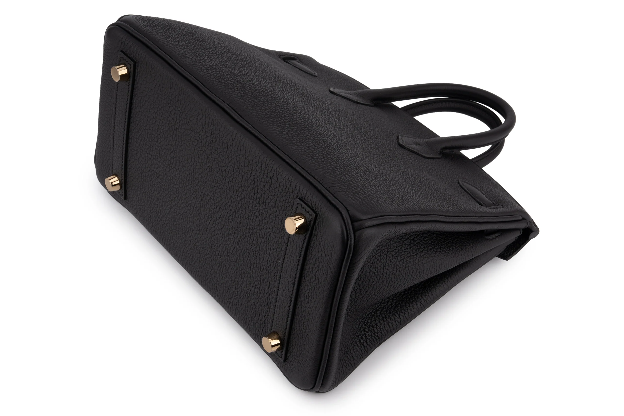 Hermès  Birkin 25 Togo 	Noir 	GHW - Image 10