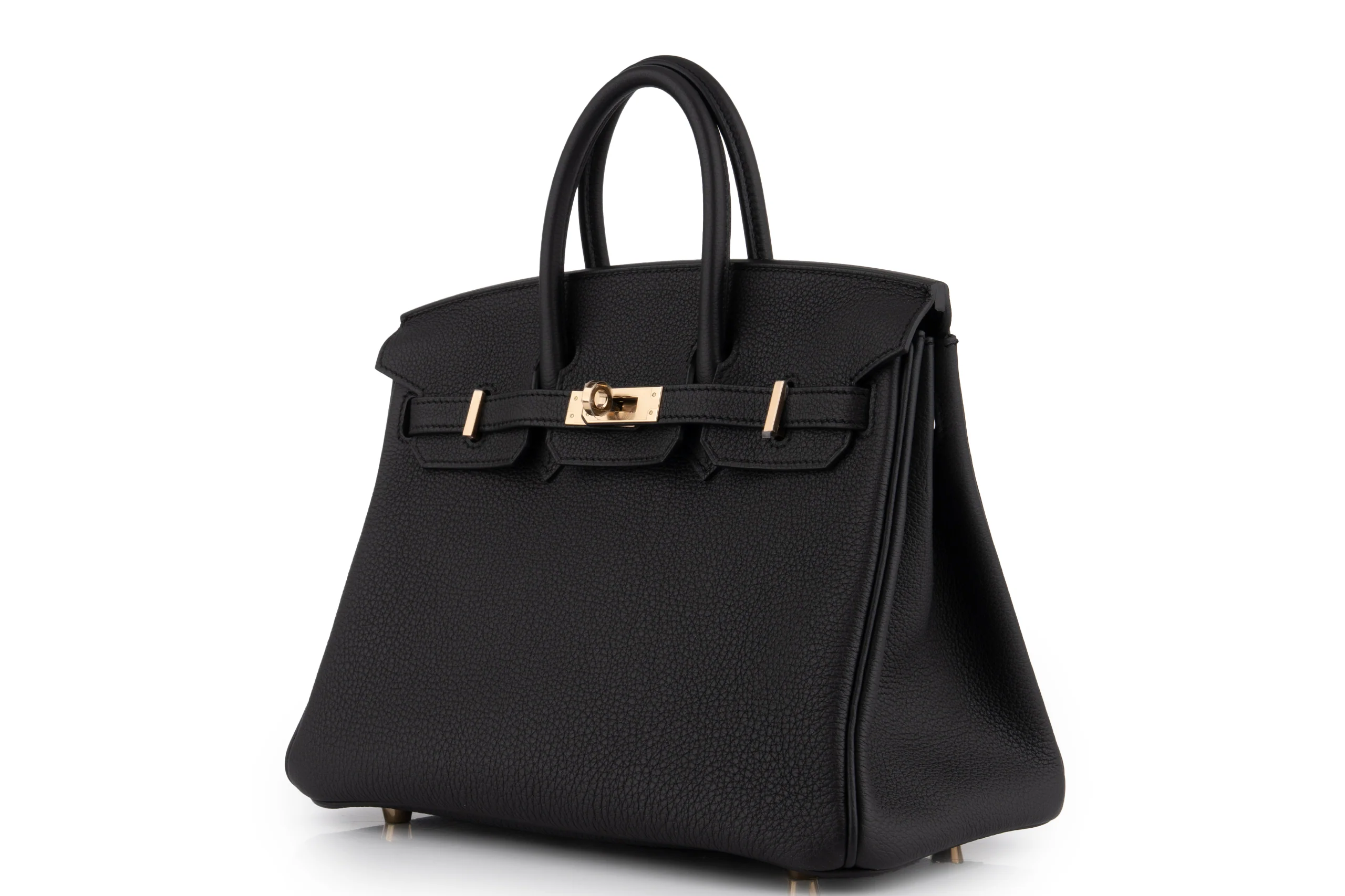 Hermès Birkin 25 	Togo 	Noir 	PBHW - Image 2