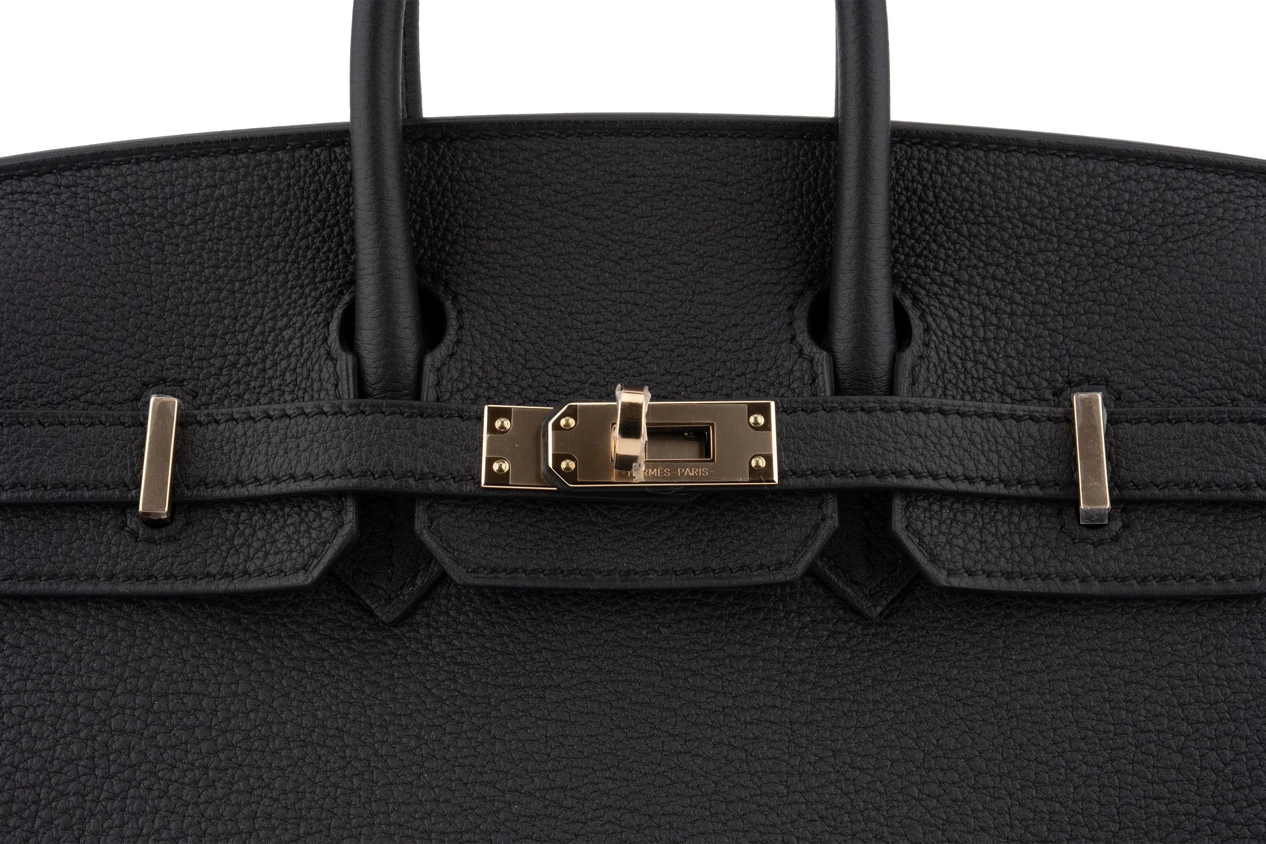 Hermès Birkin 25 	Togo 	Noir 	PBHW - Image 7