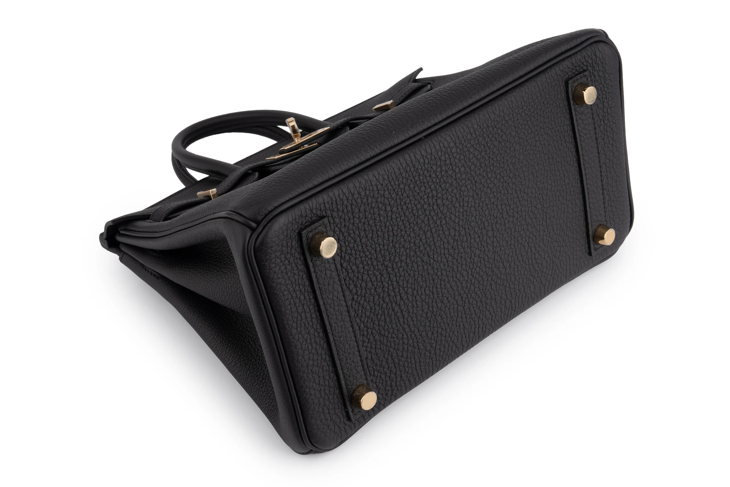 Hermès Birkin 25 	Togo 	Noir 	PBHW - Image 9