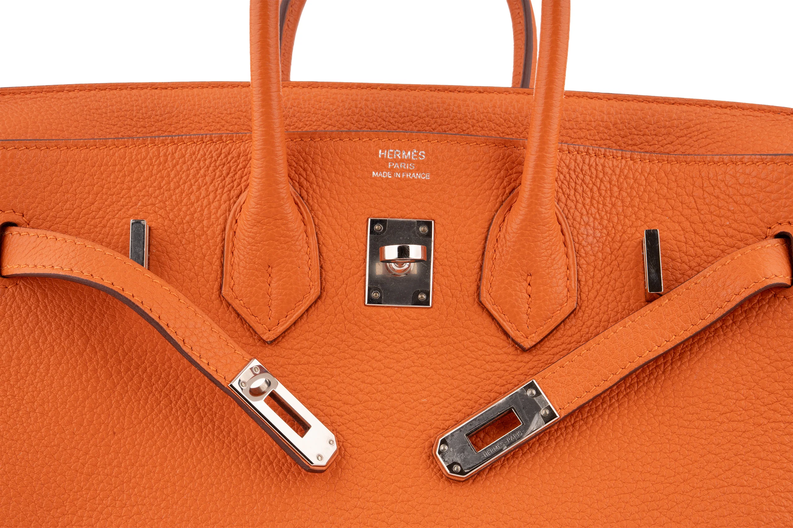 Hermès Birkin 25		Togo	Orange H	PHW - Image 8