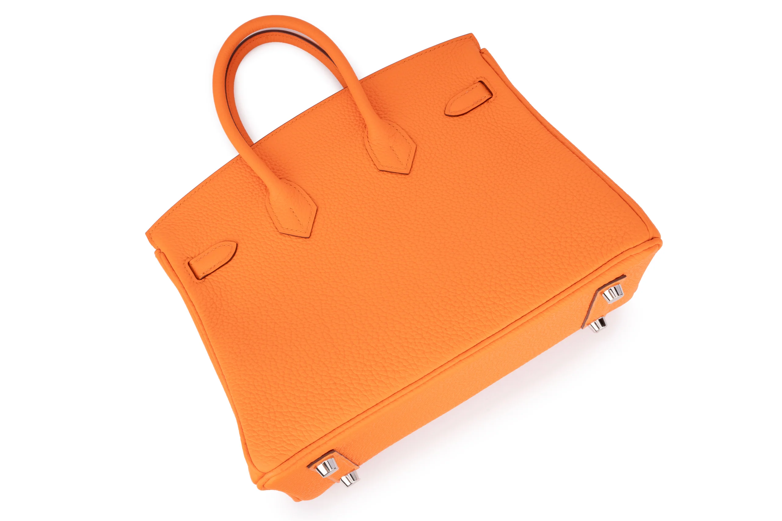 Hermès Birkin 25 		Togo	Orange Minium	PHW - Image 10