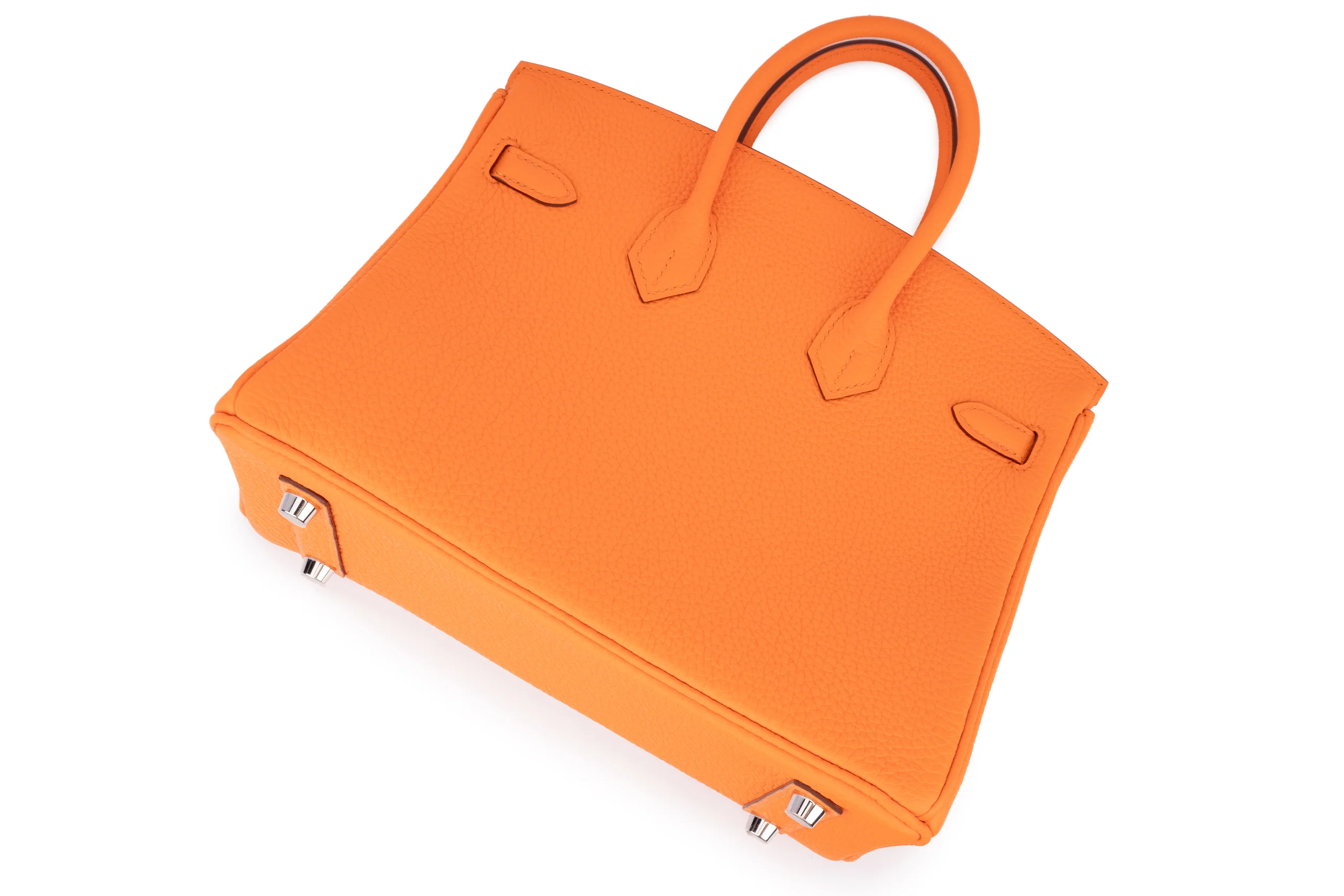 Hermès Birkin 25 		Togo	Orange Minium	PHW - Image 11