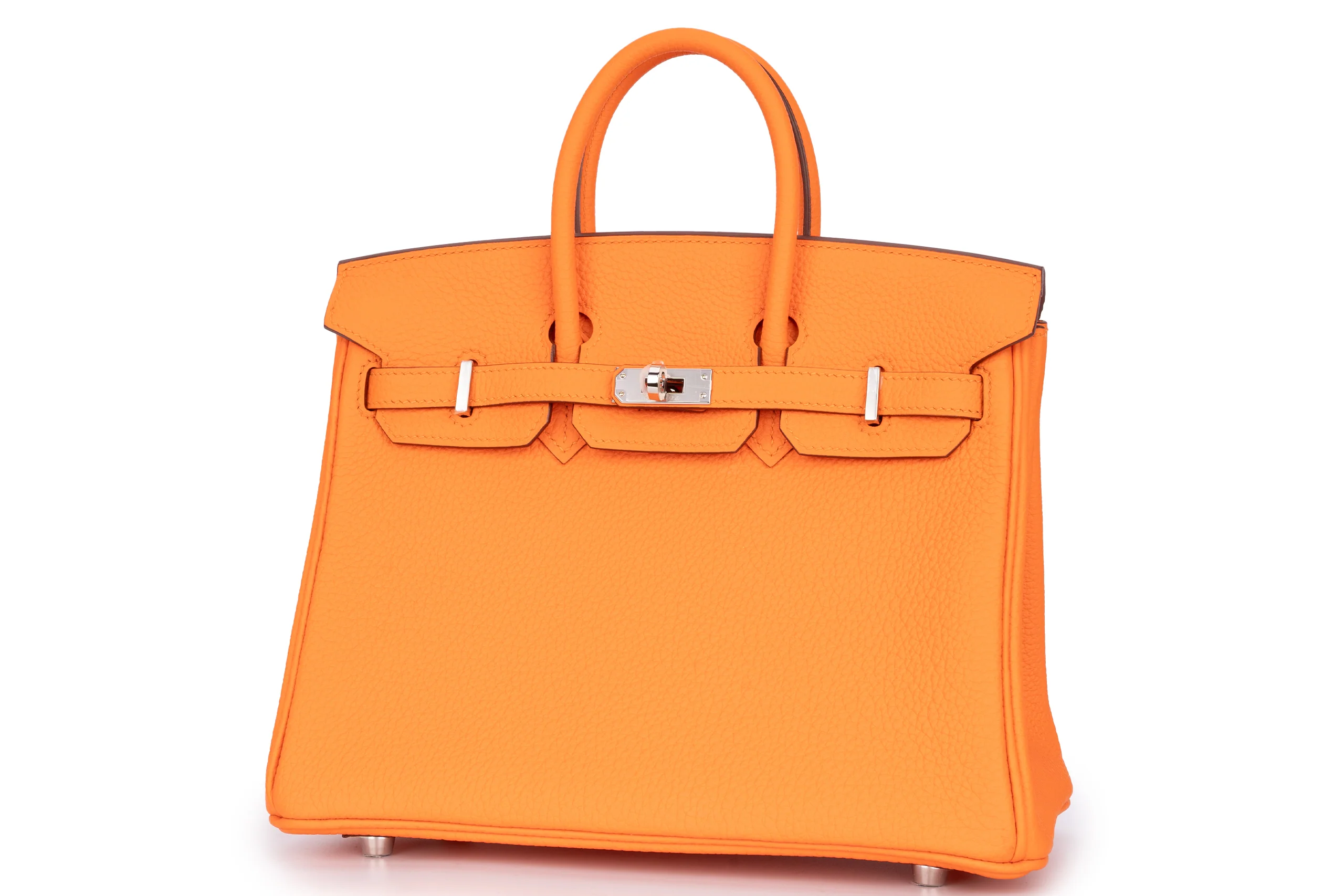 Hermès Birkin 25 		Togo	Orange Minium	PHW - Image 2