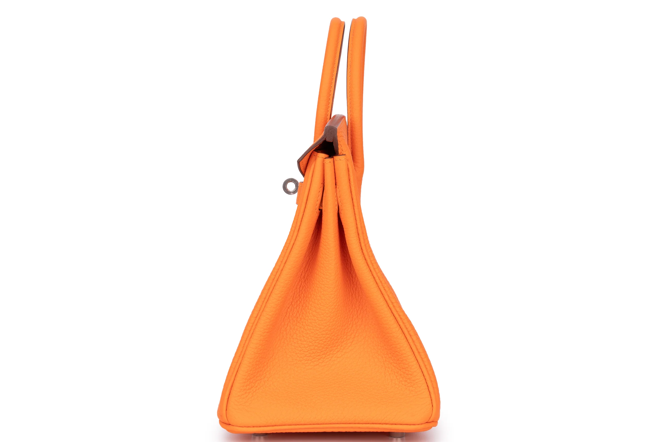 Hermès Birkin 25 		Togo	Orange Minium	PHW - Image 3