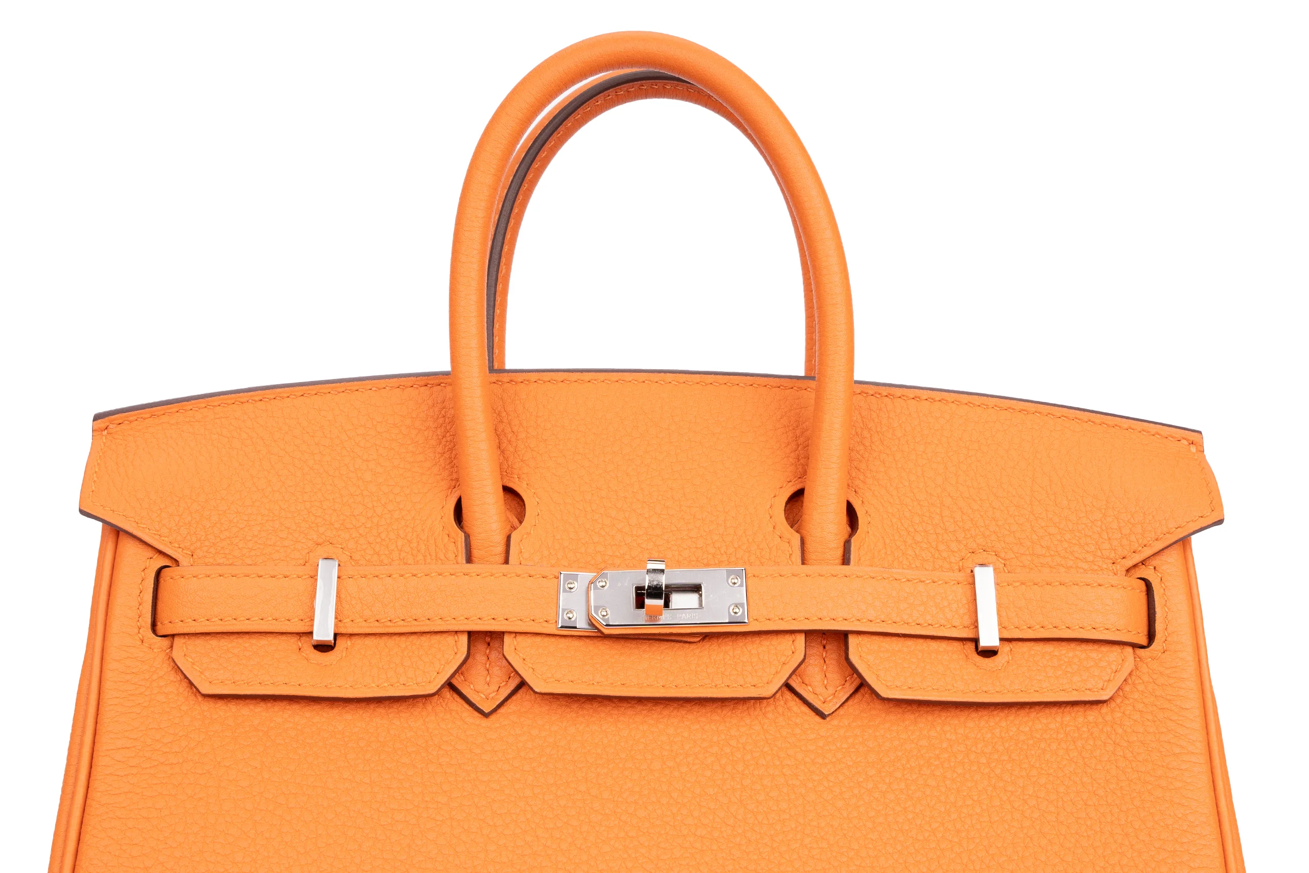 Hermès Birkin 25 Togo Orange PHW - Image 10