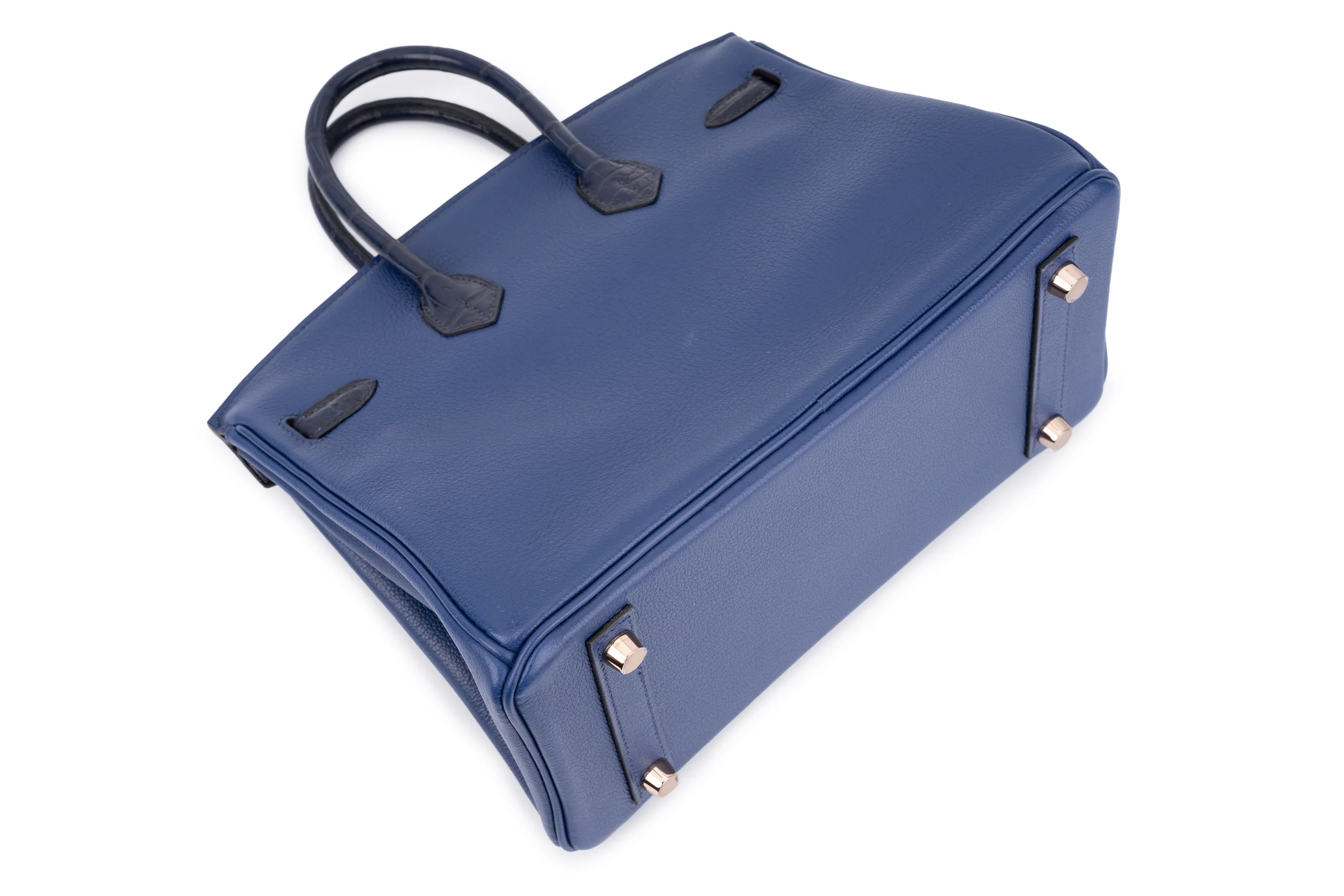 Hermès Birkin 25	Touch	Chevre	Bleu Royal	GHW - Image 11