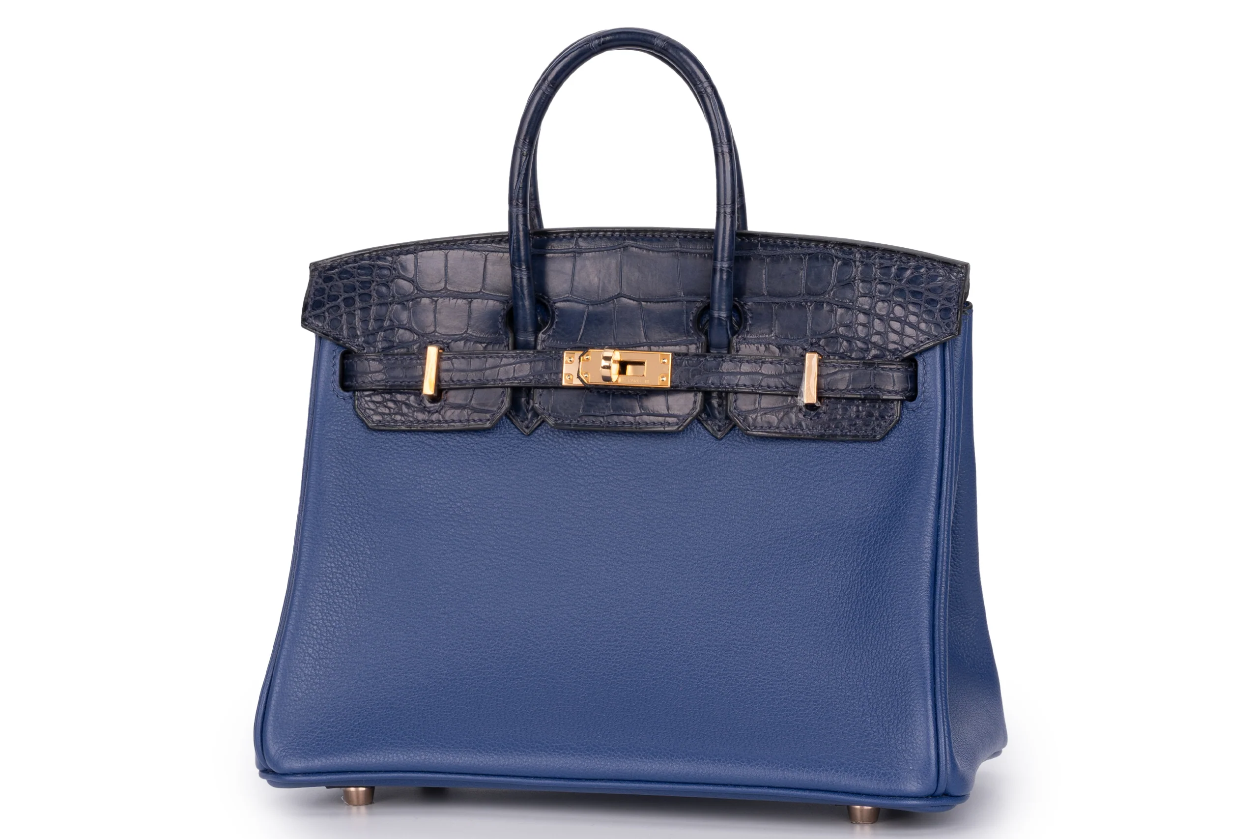 Hermès Birkin 25	Touch	Chevre	Bleu Royal	GHW - Image 2