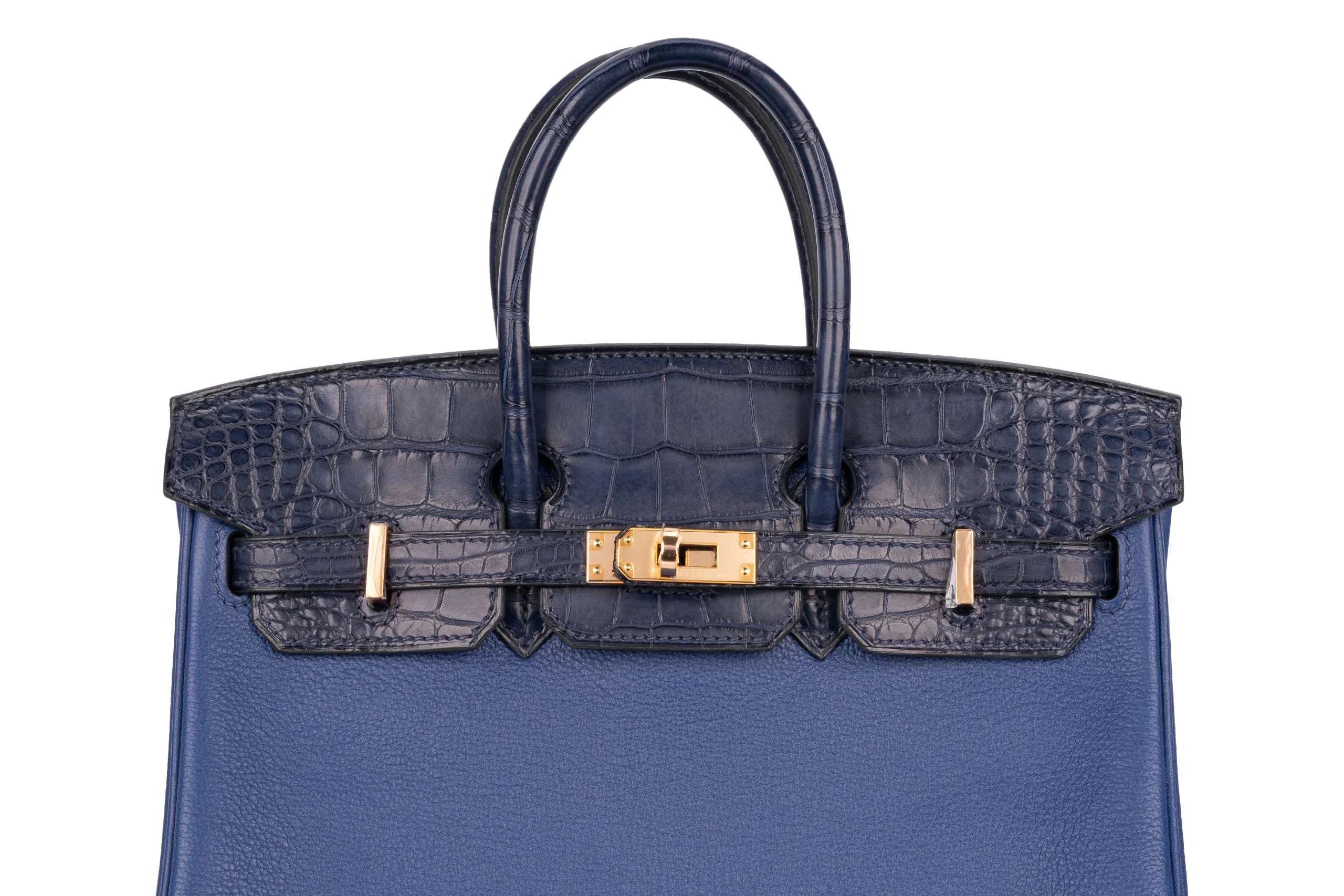 Hermès Birkin 25	Touch	Chevre	Bleu Royal	GHW - Image 7