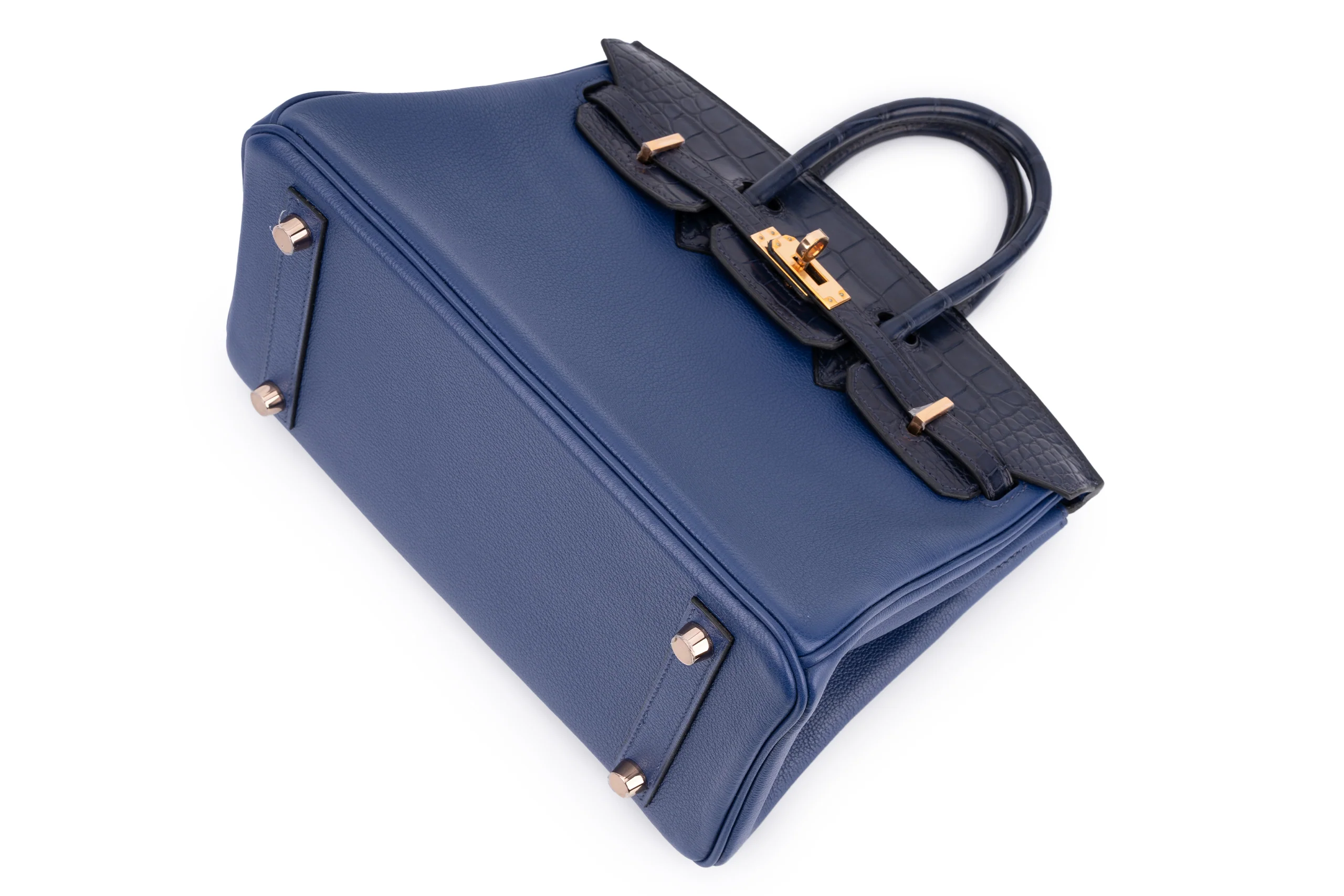 Hermès Birkin 25	Touch	Chevre	Bleu Royal	GHW - Image 8
