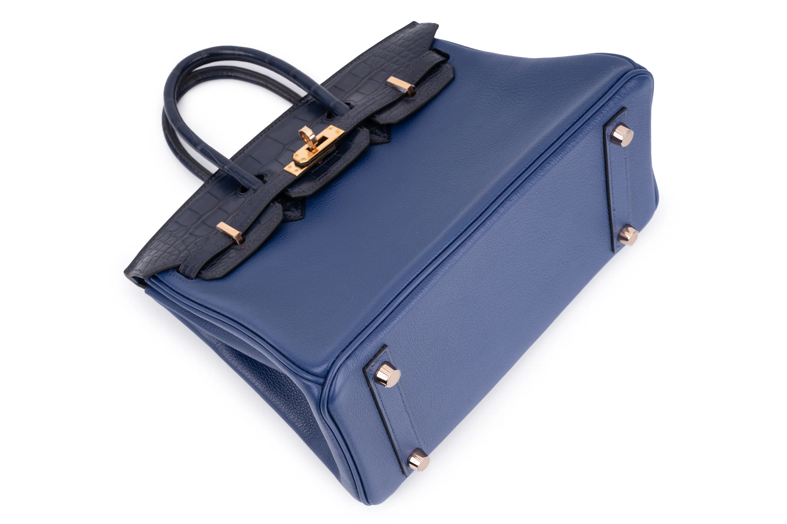 Hermès Birkin 25	Touch	Chevre	Bleu Royal	GHW - Image 9