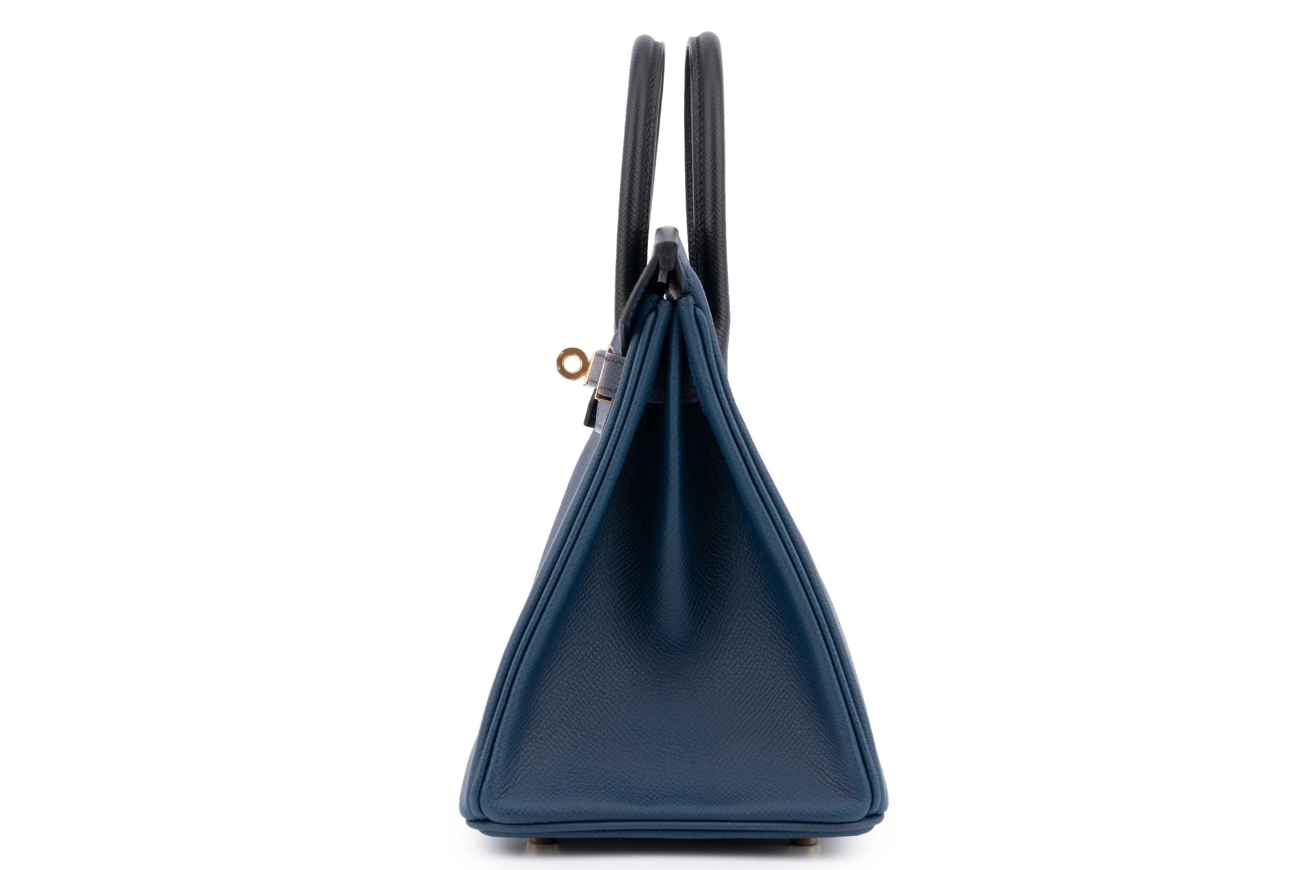 Hermès Birkin 25	Tri-Color	Epsom	Bleu De Prusse / Indigo / Noir	GHW - Image 3