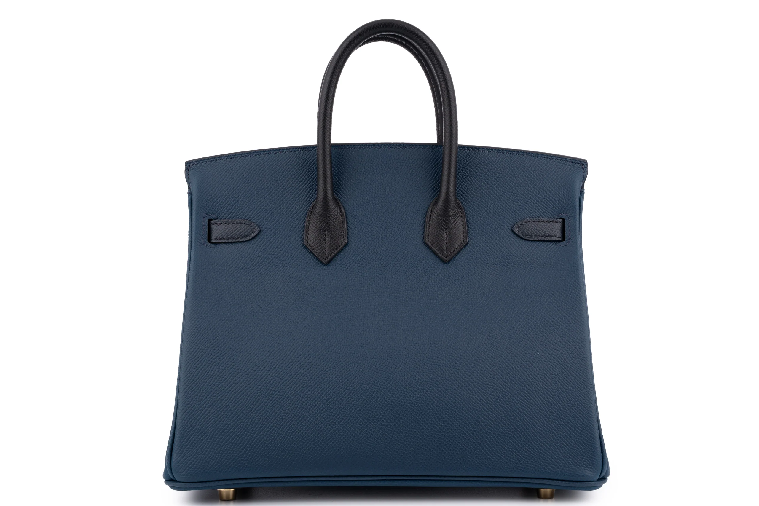Hermès Birkin 25	Tri-Color	Epsom	Bleu De Prusse / Indigo / Noir	GHW - Image 4