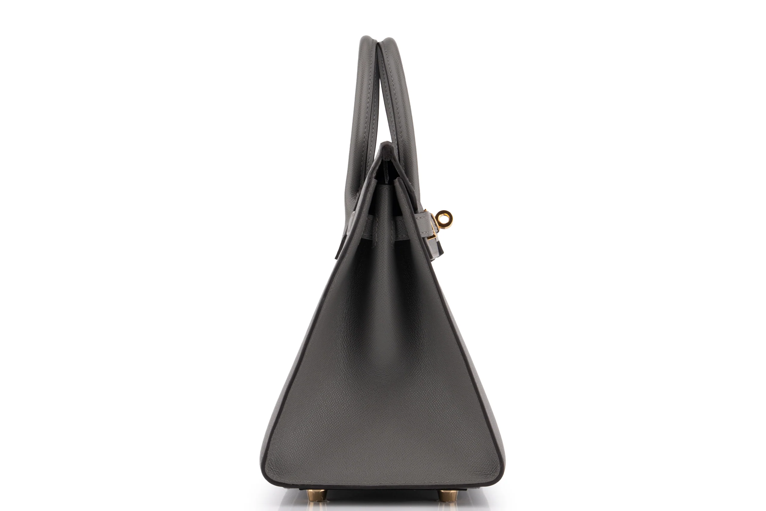 Hermès Birkin 25		Sellier  Veau Madame 	Gris Misty 	GHW - Image 5