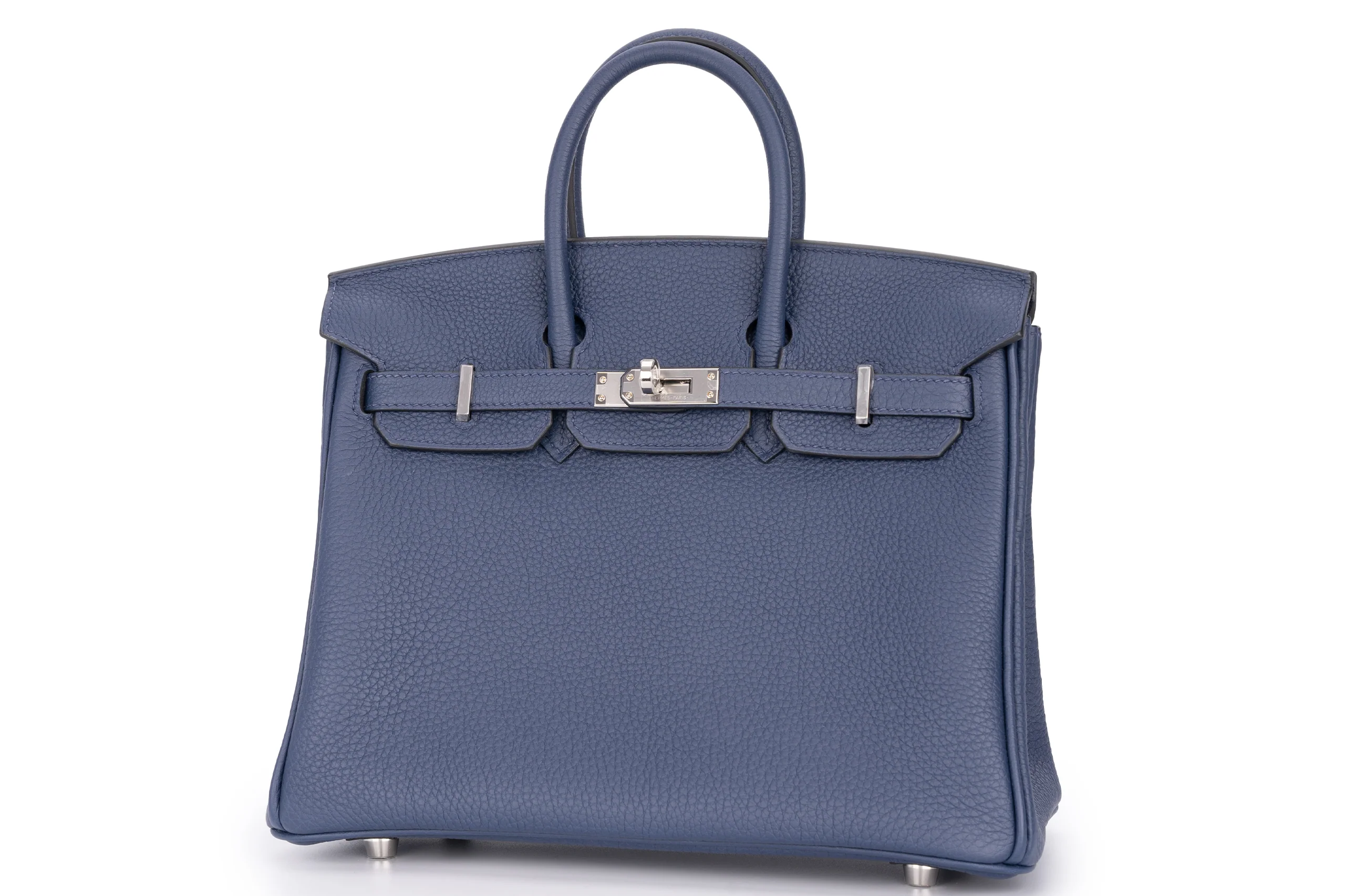 Hermès Birkin 25	Veau	Togo	Bleu Navy	PHW - Image 2