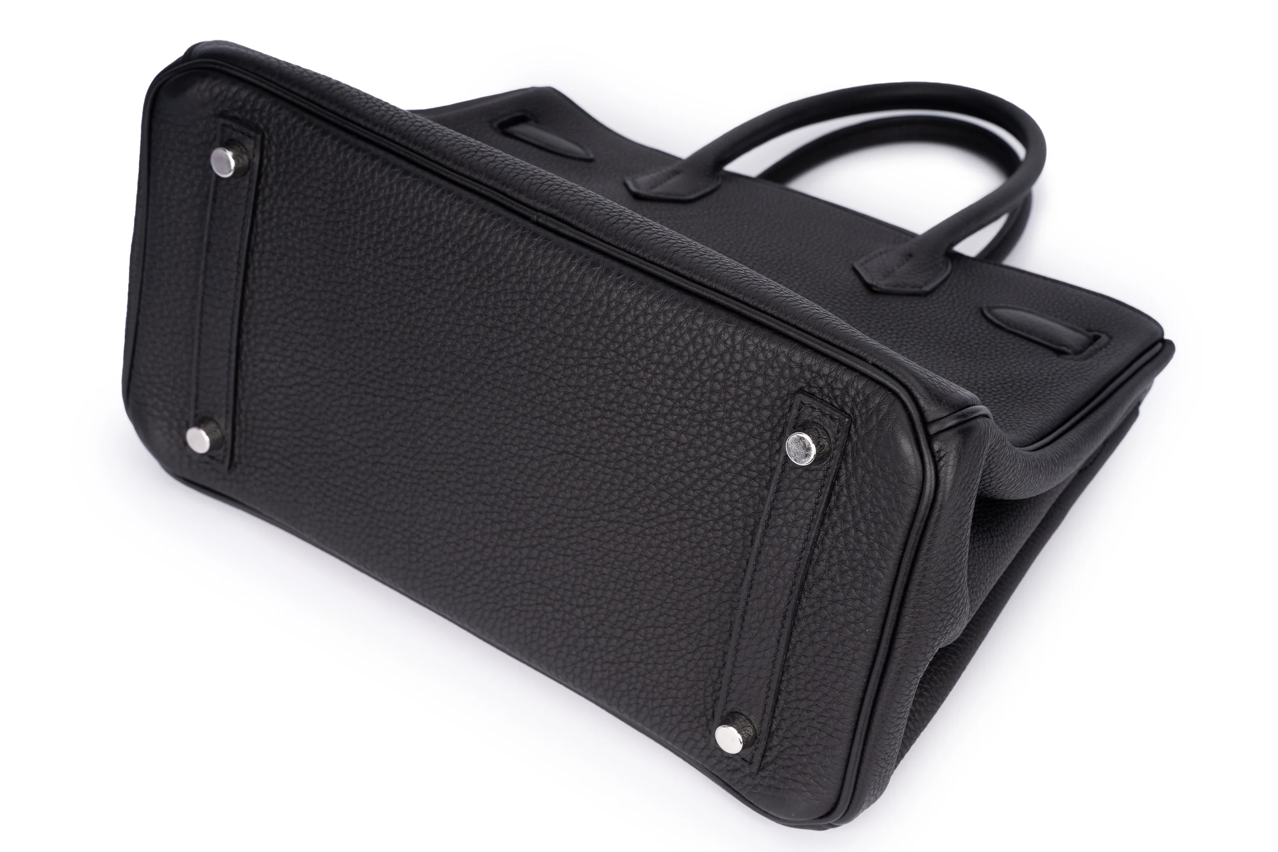 Hermès Birkin 30 3 in 1 Black Togo Swift Palladium Hardware - Image 14