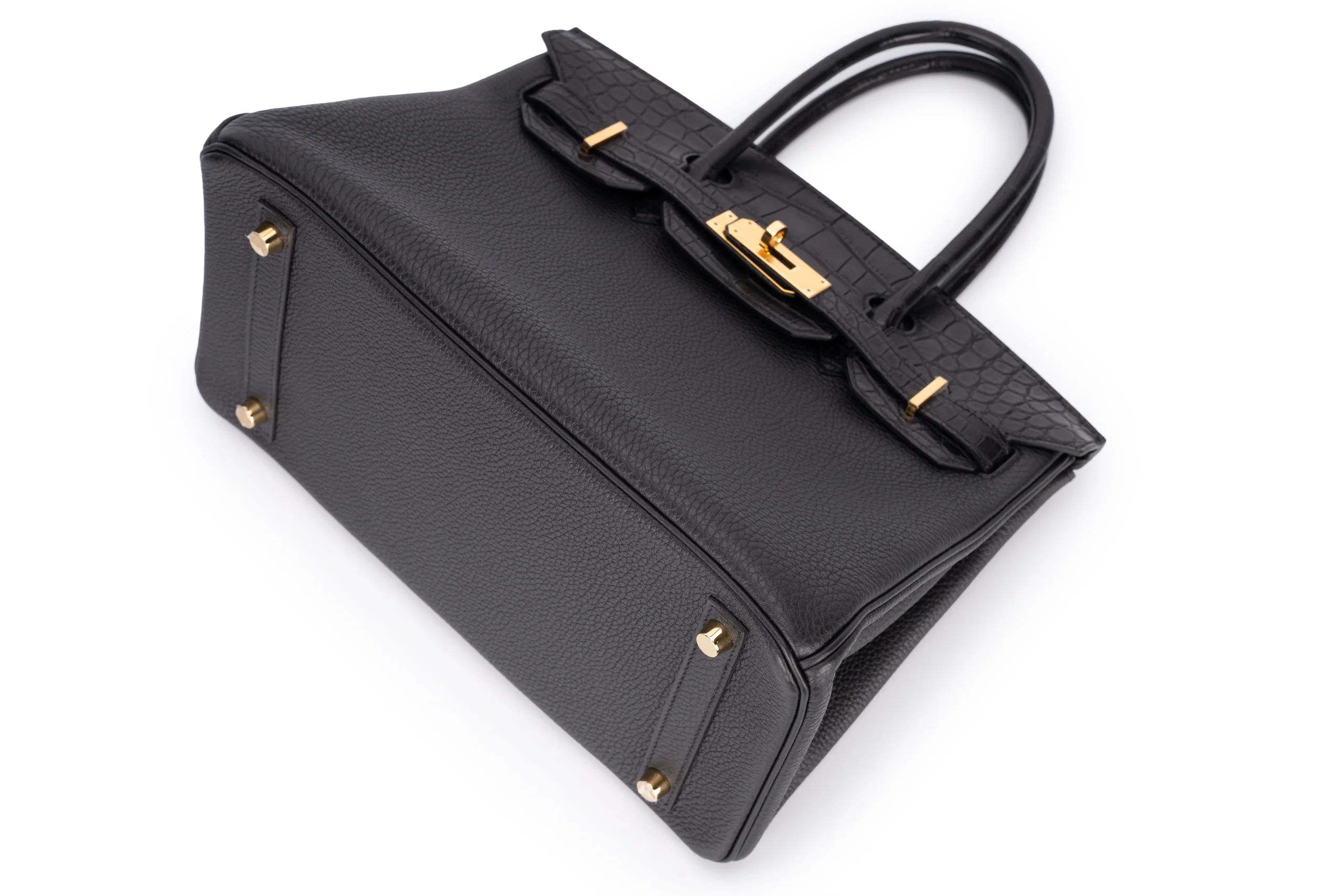 Hermès Birkin 30 Alligator Touch Veau Togo Black GHW - Image 10