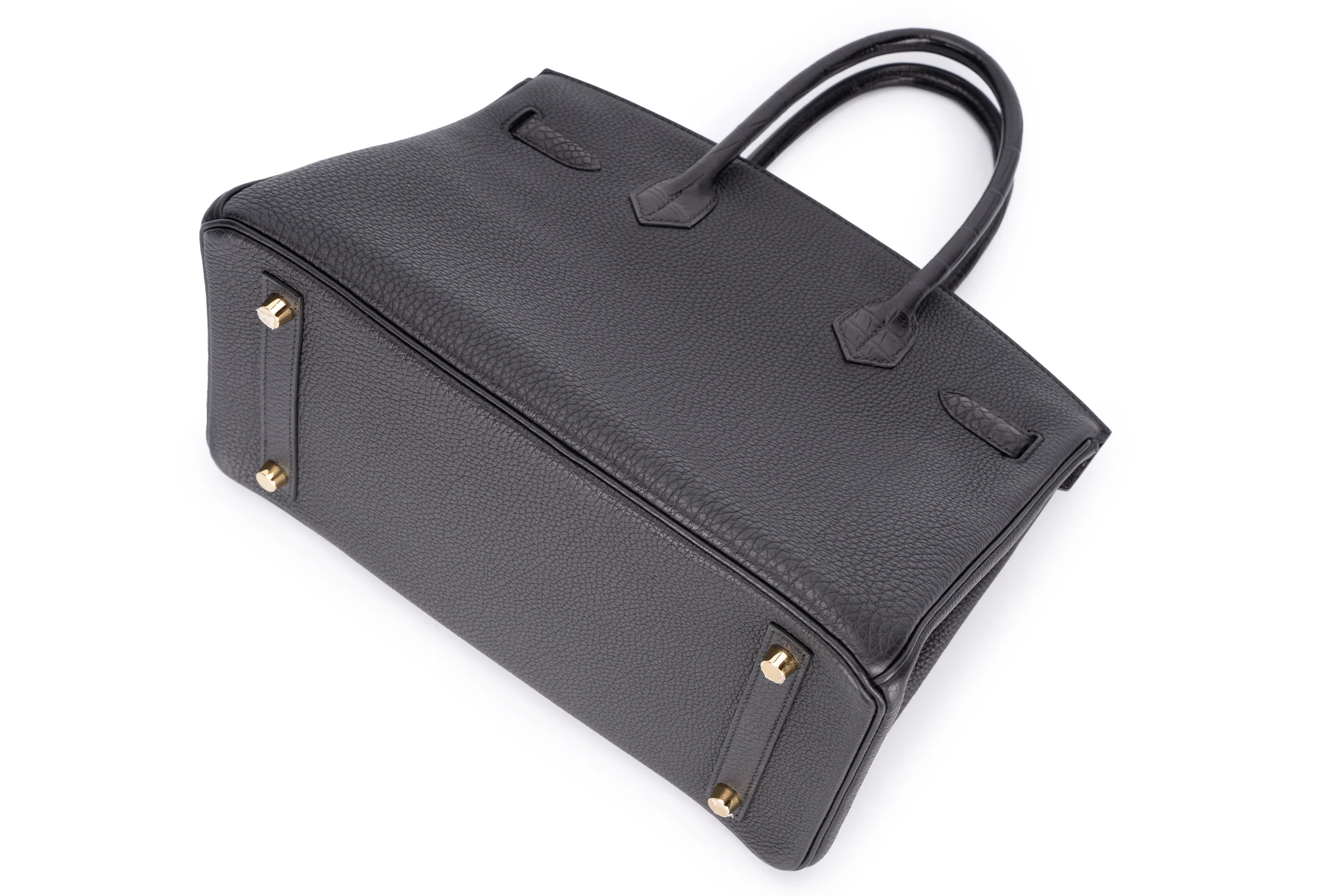 Hermès Birkin 30 Alligator Touch Veau Togo Black GHW - Image 12