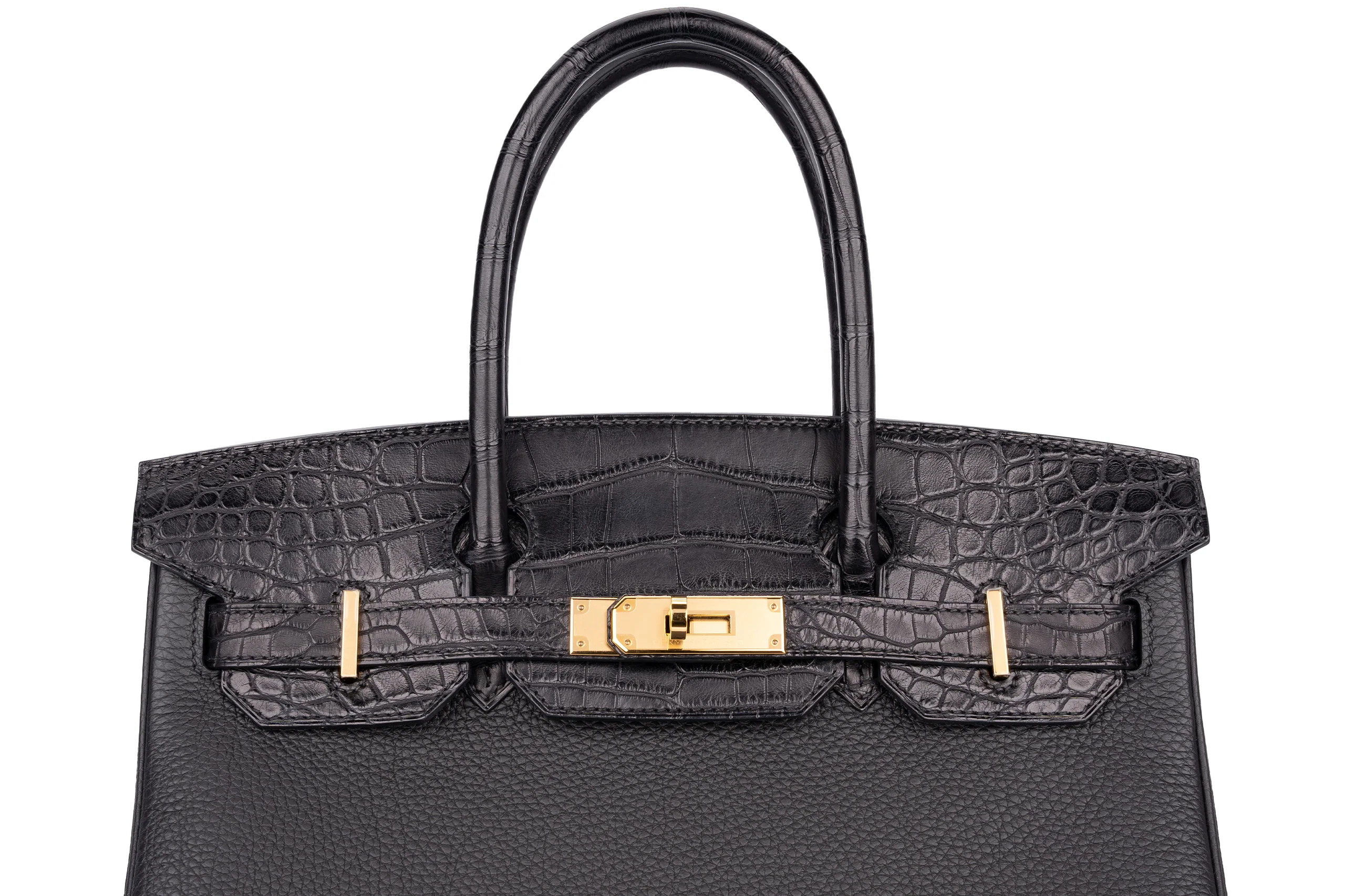 Hermès Birkin 30 Alligator Touch Veau Togo Black GHW - Image 7