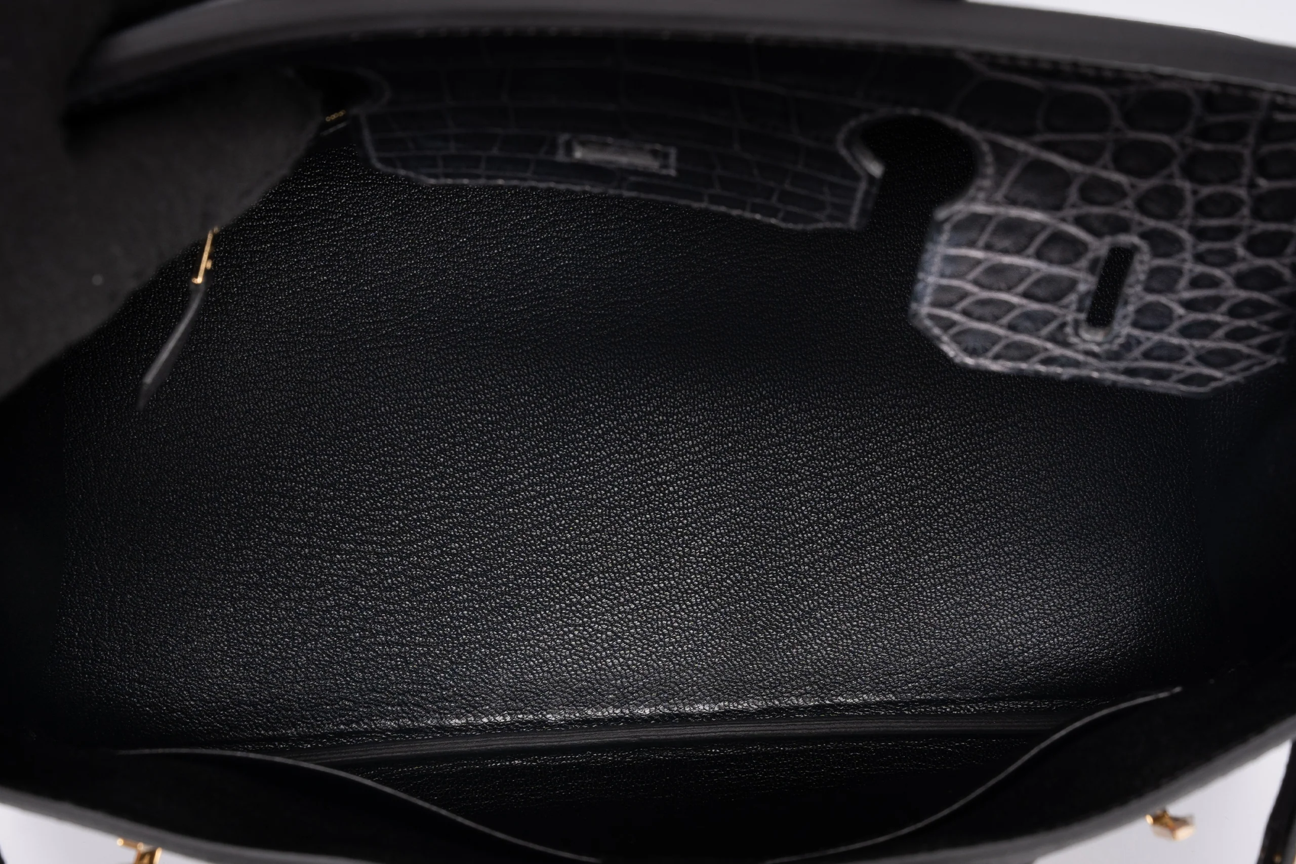 Hermès Birkin 30 Alligator Touch Veau Togo Black GHW - Image 9