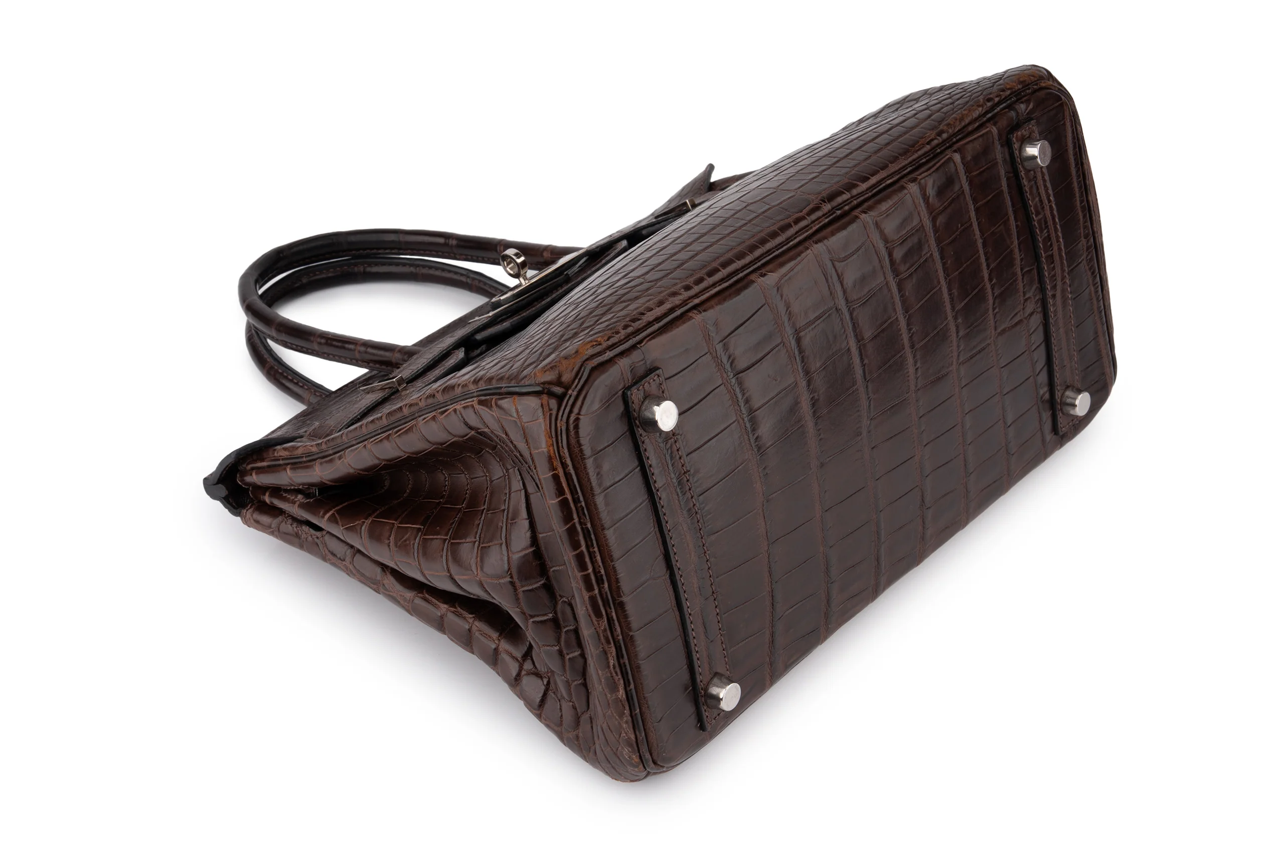 Hermès Birkin 30		Croc Niloticus	Ebene	PHW - Image 11