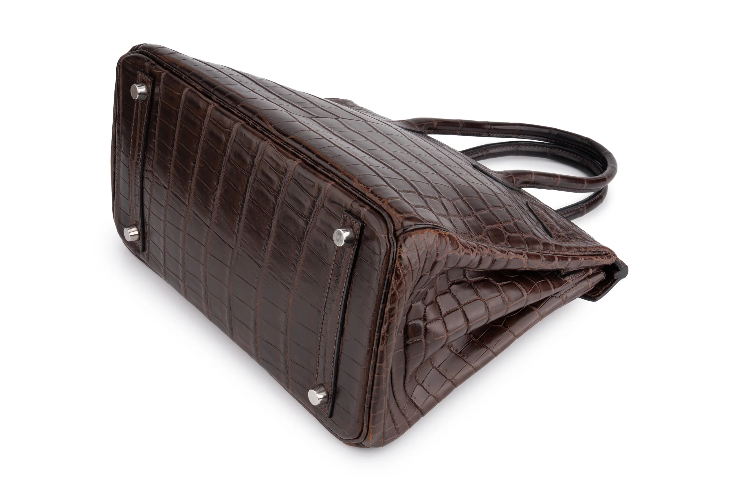 Hermès Birkin 30		Croc Niloticus	Ebene	PHW - Image 12